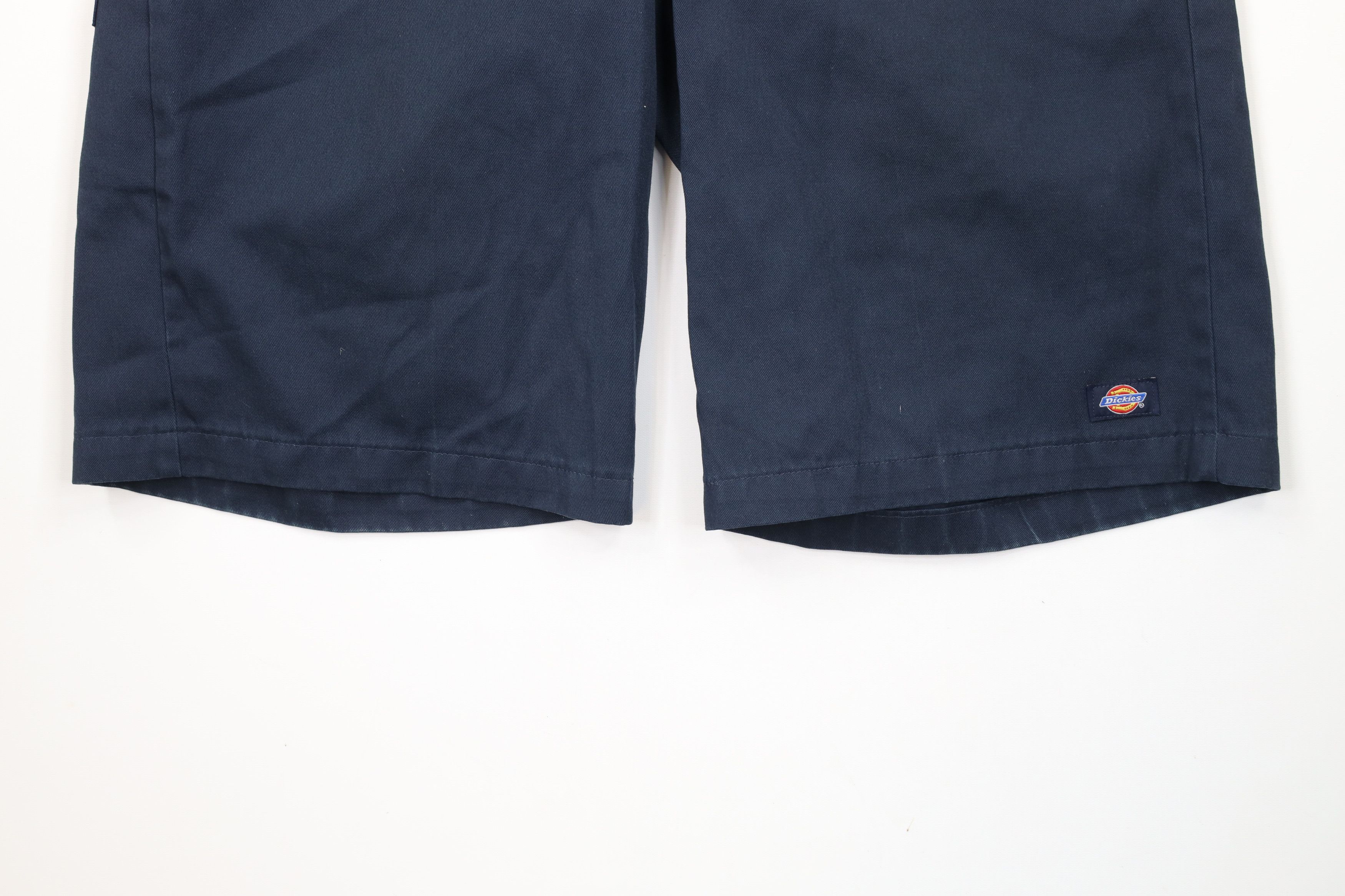 Dickies × Vintage Vintage Y2K Dickies Spell Out Loose Fit Workwear Shorts Blue Size US 36 / EU 52 - 4 Thumbnail