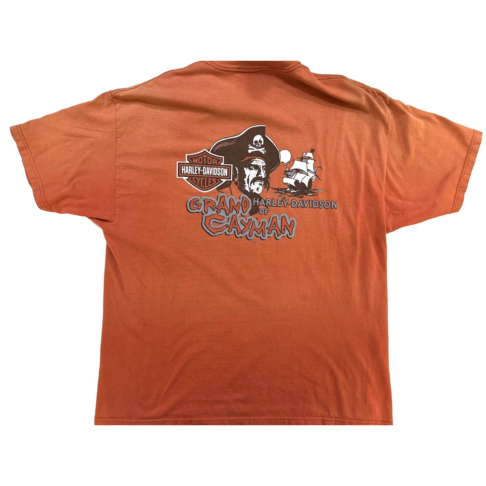 Harley Davidson Vintage 90's Harley-Davidson TShirt Mens XL Grand Cayman USA Size US XL / EU 56 / 4 - 2 Thumbnail