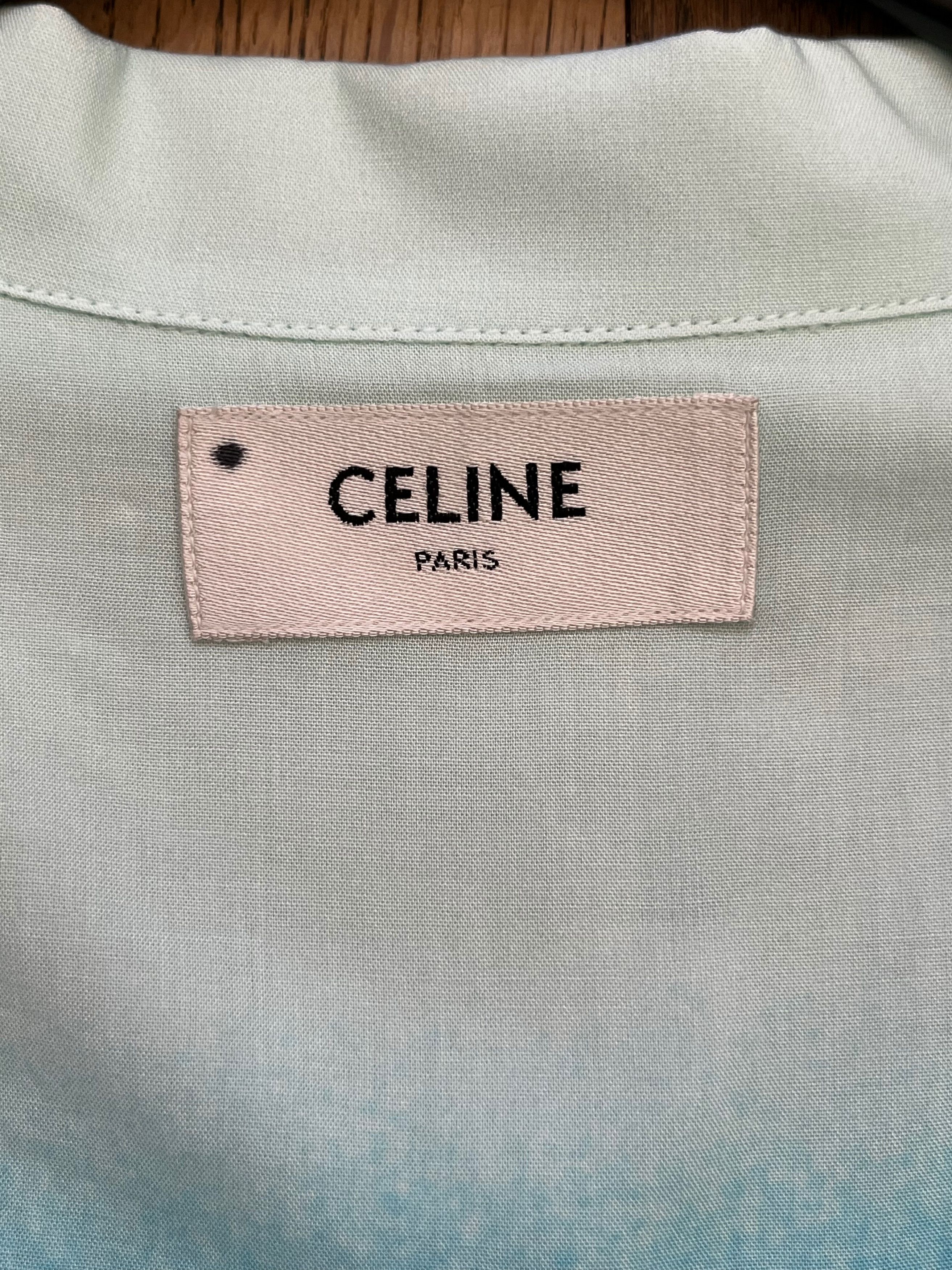 Celine × Hedi Slimane Celine x Marcelo Lavin 'Heavenly Days' Hawaiian Shirt Size US L / EU 52-54 / 3 - 4 Thumbnail