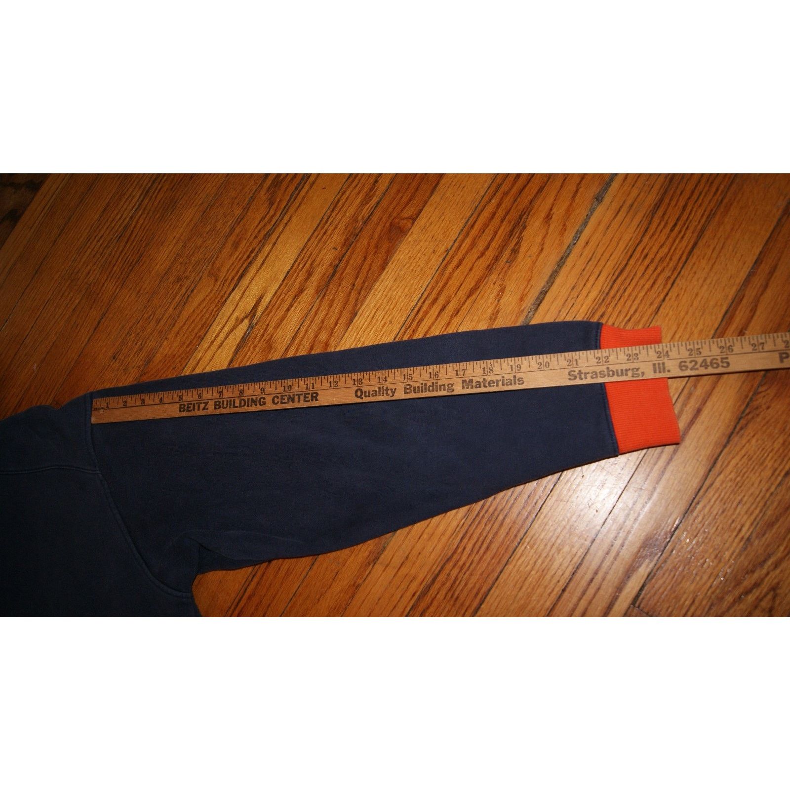 Nike VTG NIKE Team Illinois Fighting Illini Mens L 1/4 Zip Hoodie Size US L / EU 52-54 / 3 - 10 Thumbnail