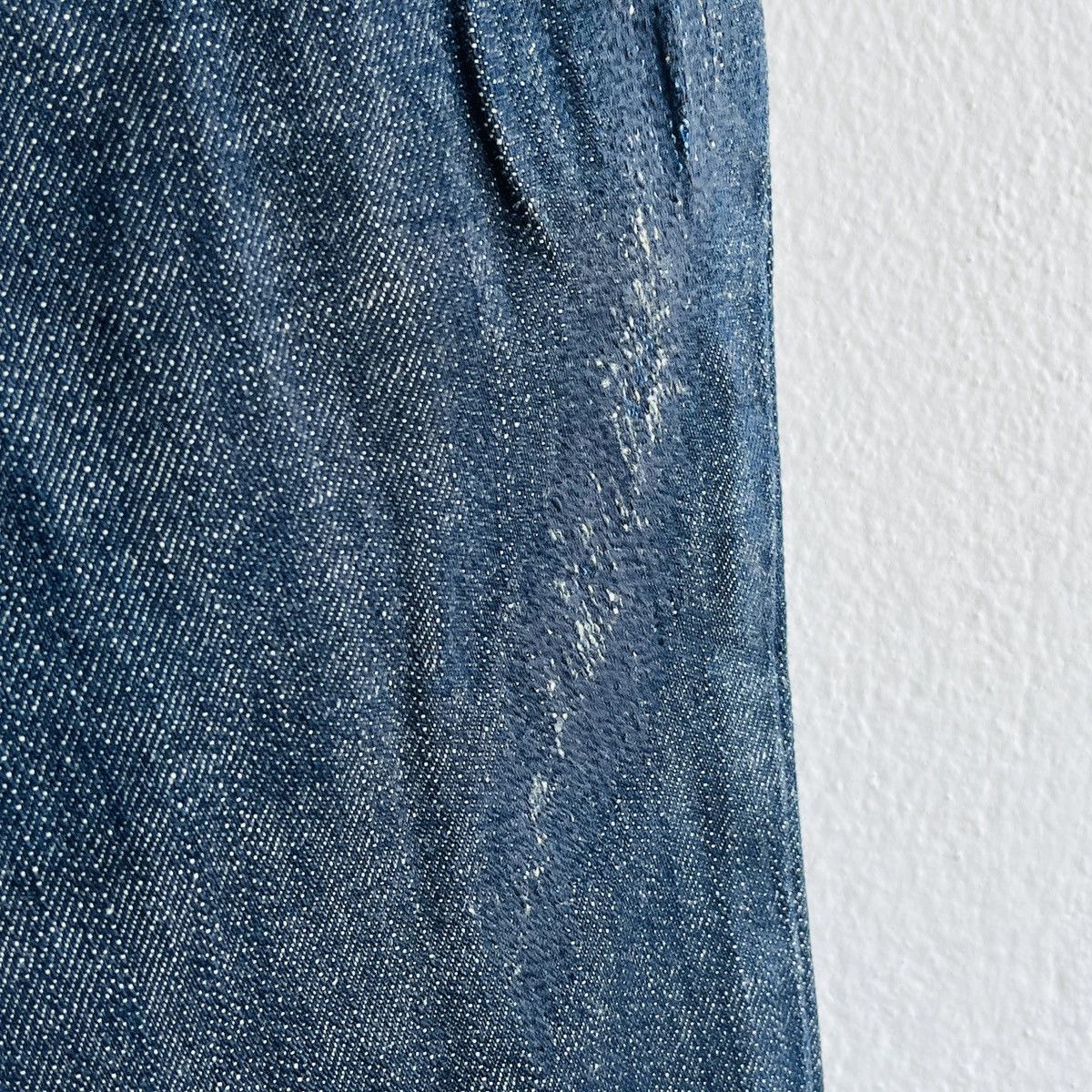 Rude Vintage Rare Rude Gallery Hard Denim Selvedge Jeans Size US 31 - 12 Thumbnail