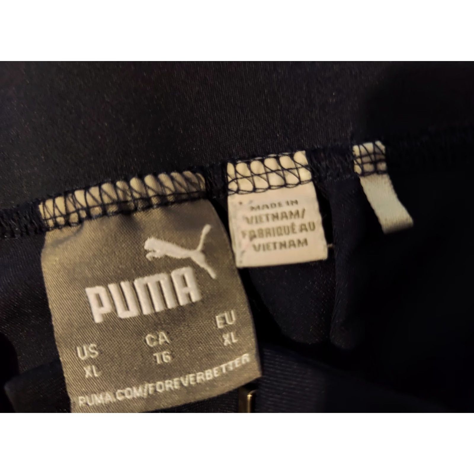 Puma Womens Puma Pants XL Navy Blue Athletic Golf Sweatpants Tapered Running Womens XL Blue Puma Pants Size 40" / US 18 - 4 Thumbnail