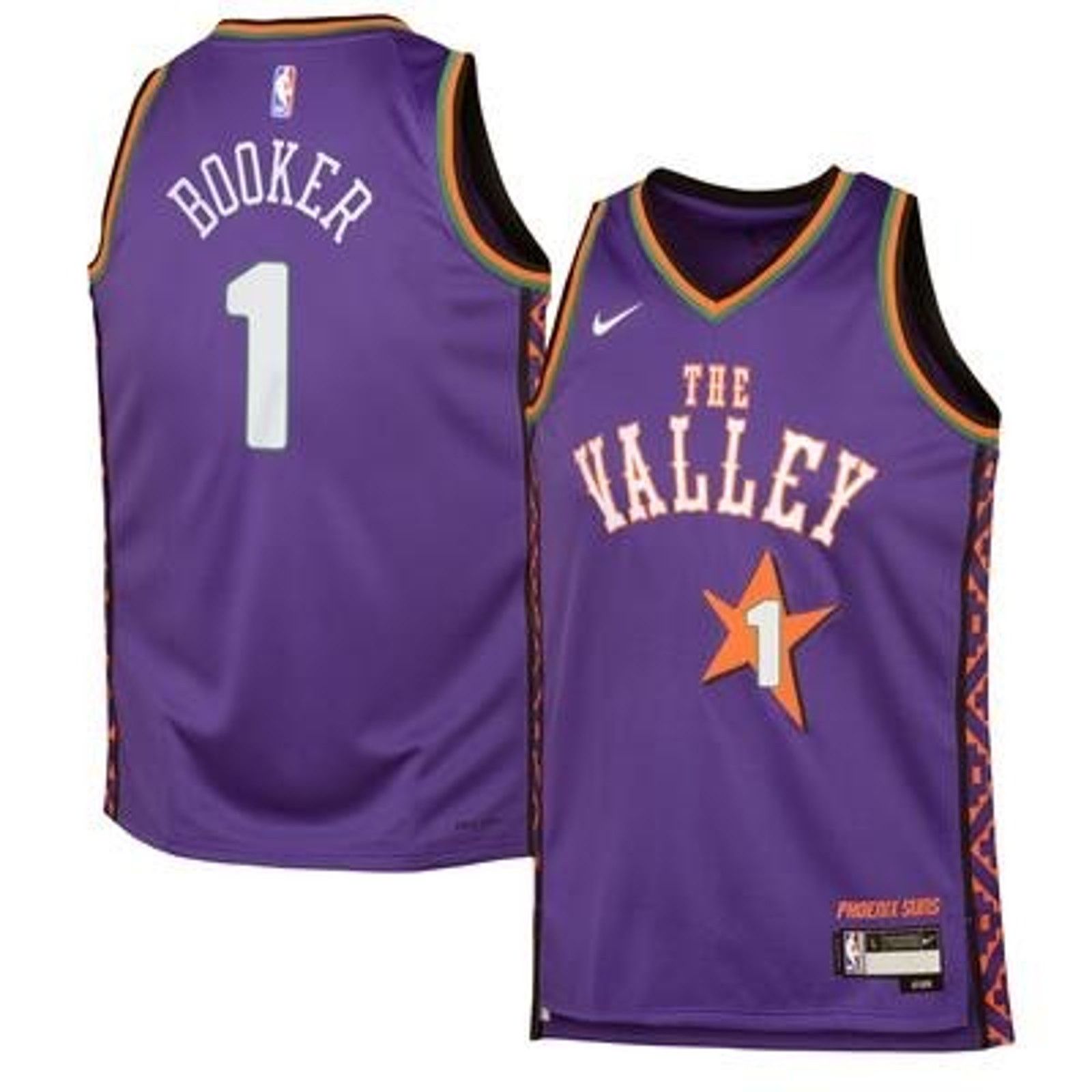 Nike Nike Devin Booker Phoenix Suns 24/25 Swingman Jersey City Ed Size US M / EU 48-50 / 2 - 1 Preview