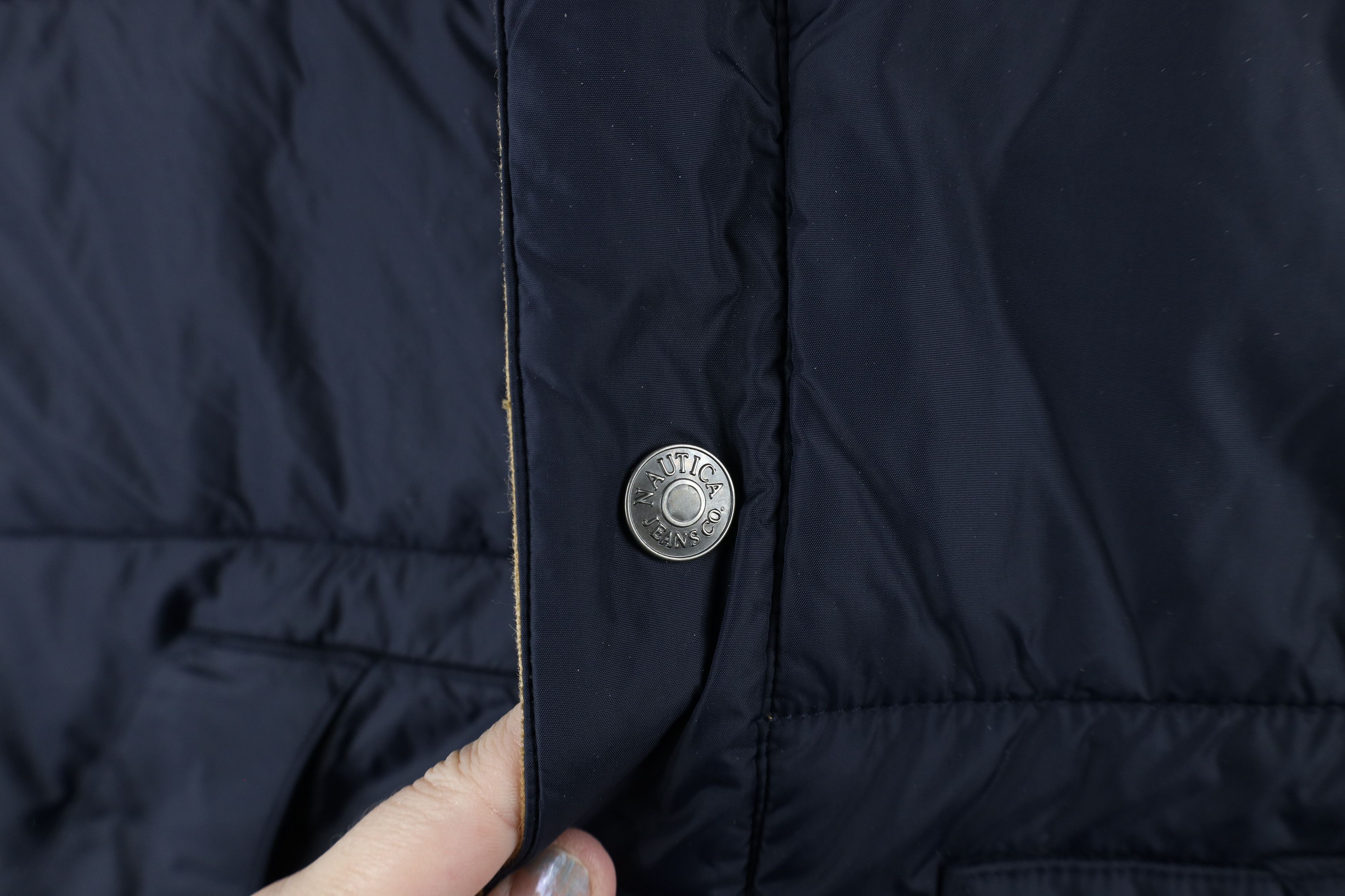 Nautica × Vintage Vintage 90s Nautica Reversible Corduroy Puffer Vest Jacket Size US XL / EU 56 / 4 - 6 Thumbnail
