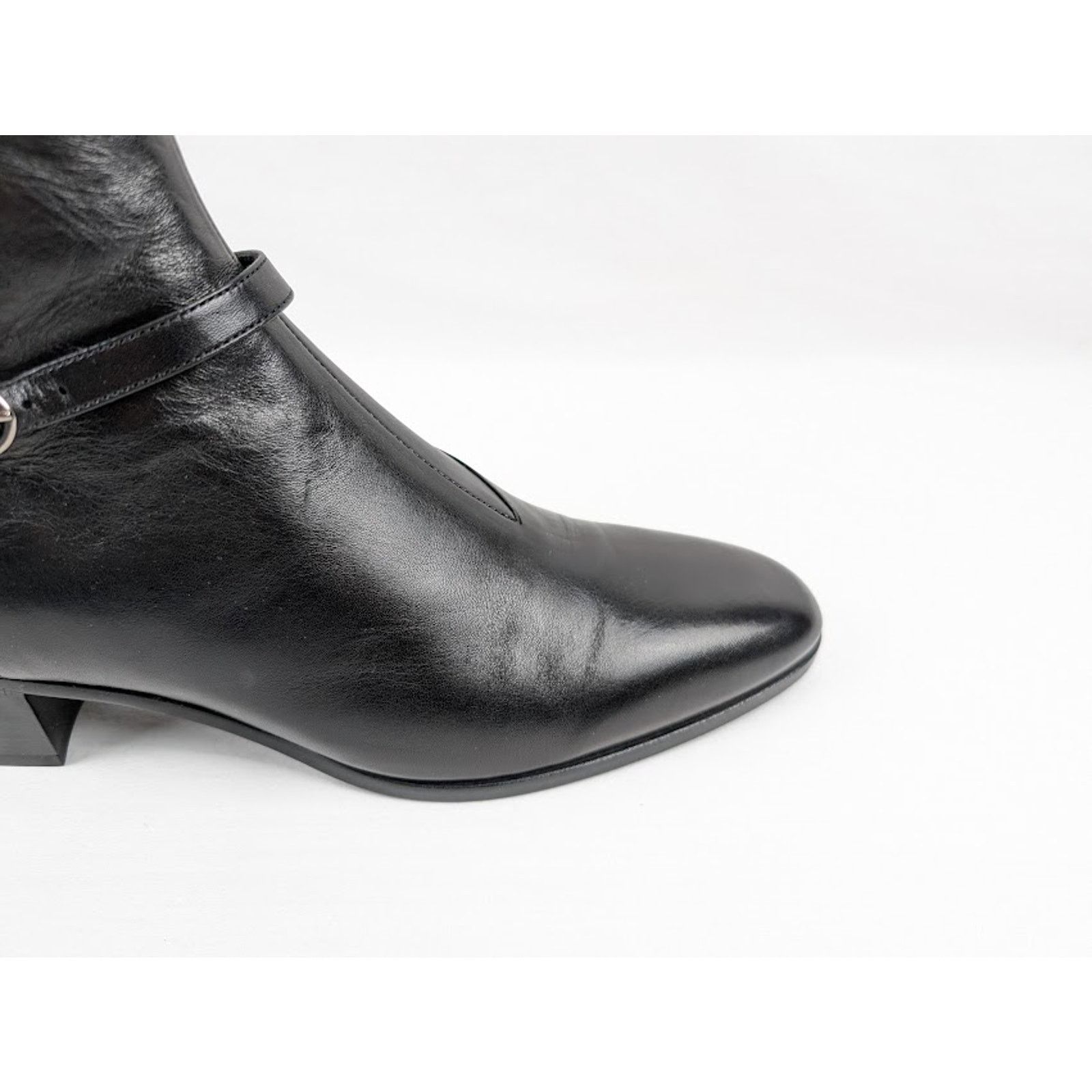 Saint Laurent Paris o1rshd1 Vlad 45 Zipped Boots in Black Size US 11.5 / EU 44-45 - 3 Thumbnail