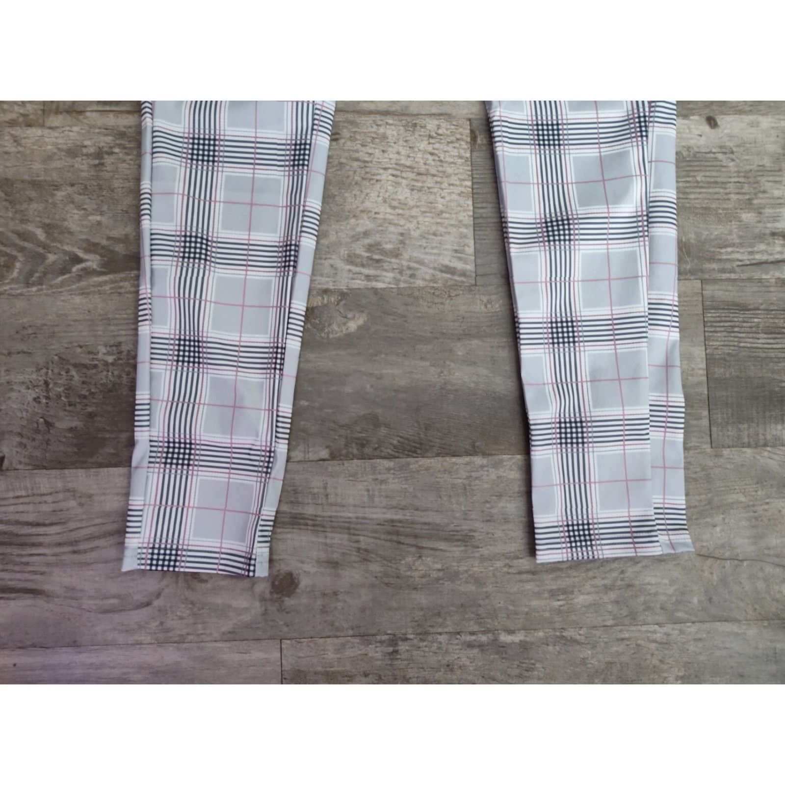 Vintage Salvatore franco Slim Fit Trousers Check Polyester With Gray NWT M Pants Women Slim Inseam See Photos Size 32" / US 10 / IT 46 - 2 Thumbnail