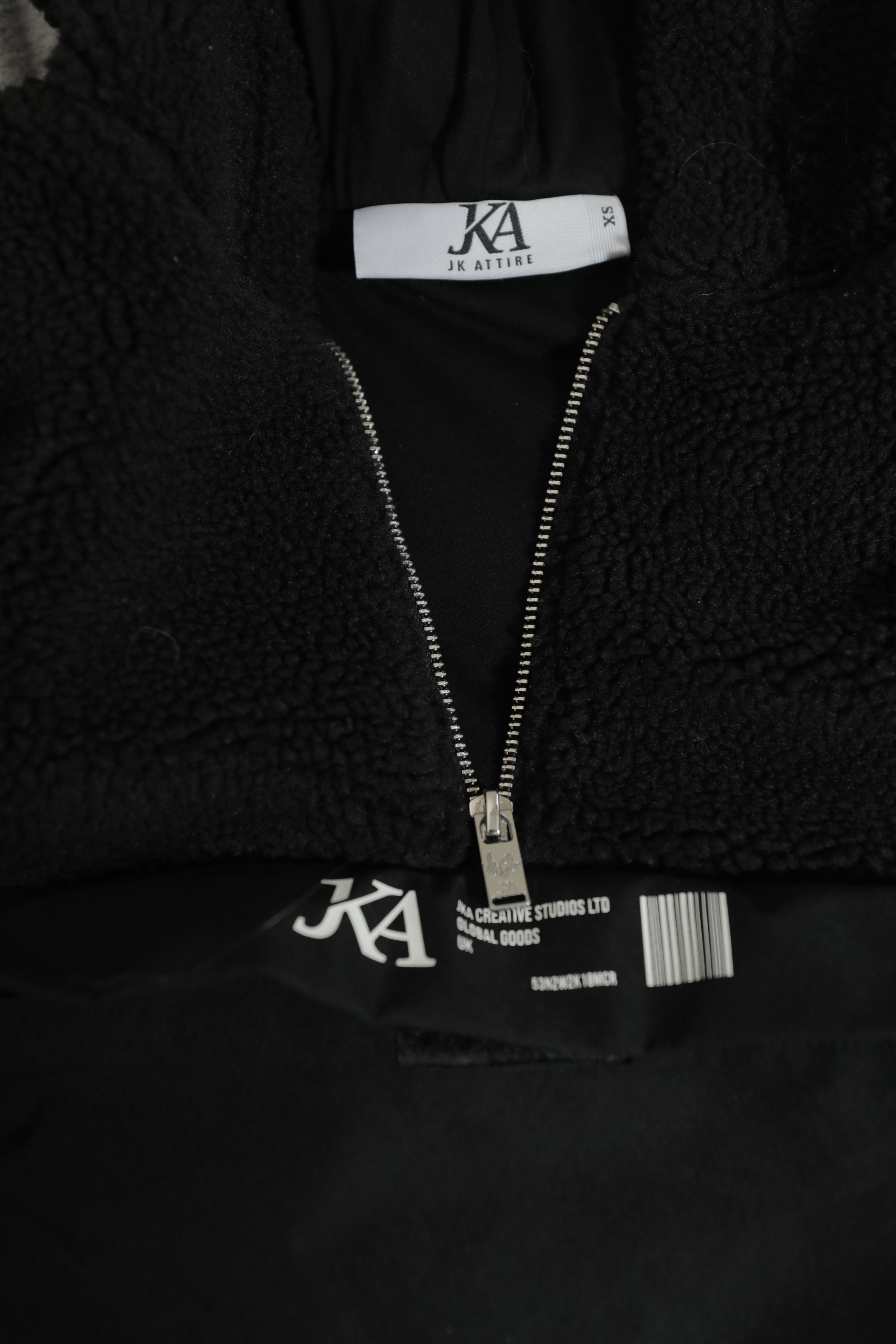 Other JK Attire Dystopia Relaxed Boxy Fit Teddy Fleece Hoodie (XS) Size US XS / EU 42 / 0 - 11 Thumbnail