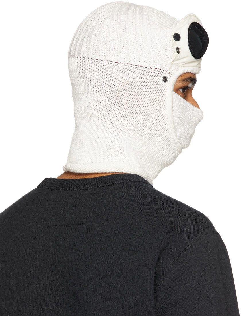 C.P. Company C.P. COMPANY Off-White Goggle Balaclava Size ONE SIZE - 4 Thumbnail