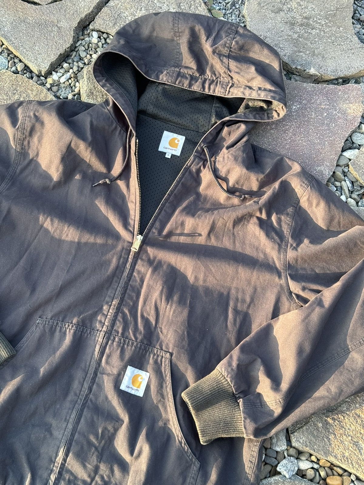 Carhartt × Carhartt Wip × Vintage Carhartt Active Jacket Wip vintage brown Size US L / EU 52-54 / 3 - 7 Thumbnail