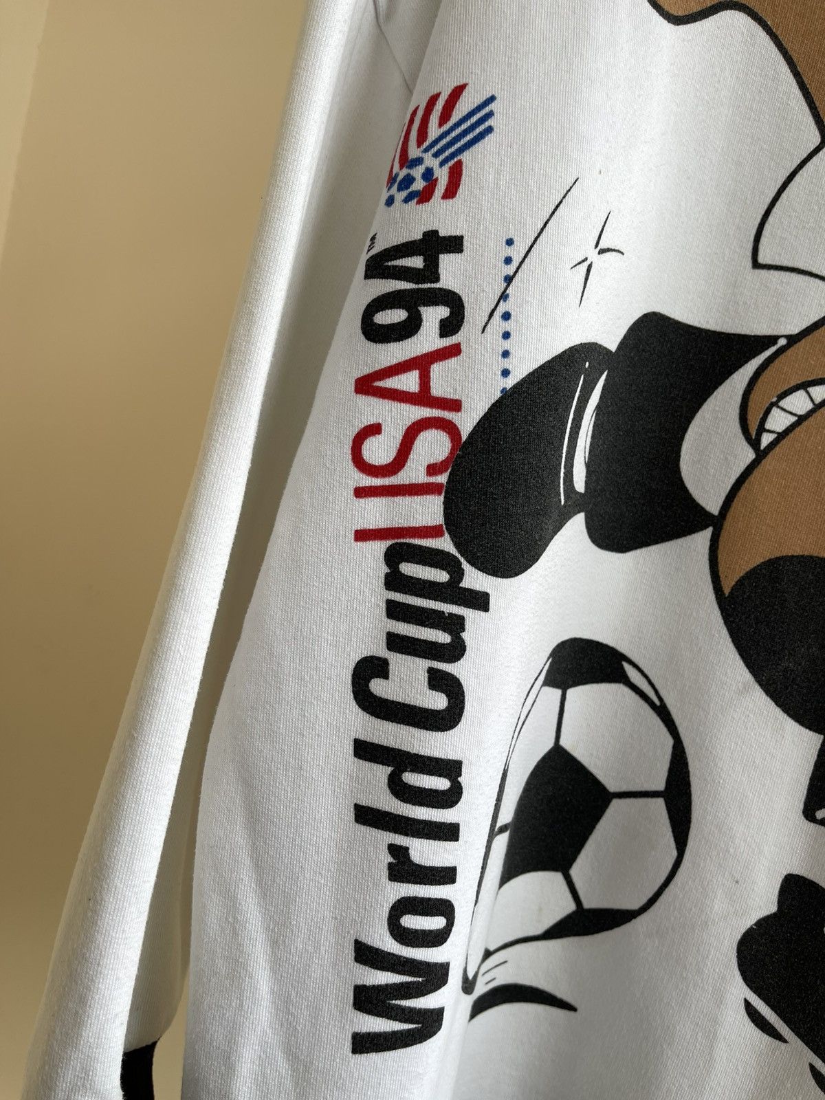 Vintage FIFA World Cup 1994 USA Striker Sweatshirt 1991 Vintage 90s Size US L / EU 52-54 / 3 - 5 Thumbnail