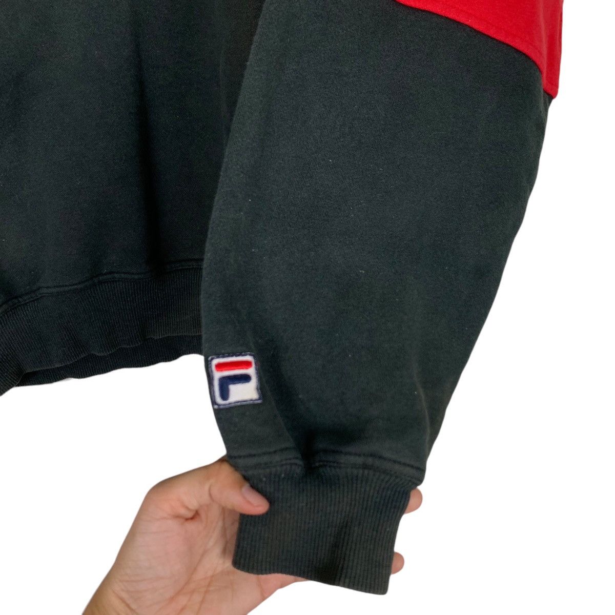 Fila 90's FILA Embroidery Big Logo Pullover Hoodies #0951-C42 Size US L / EU 52-54 / 3 - 8 Thumbnail
