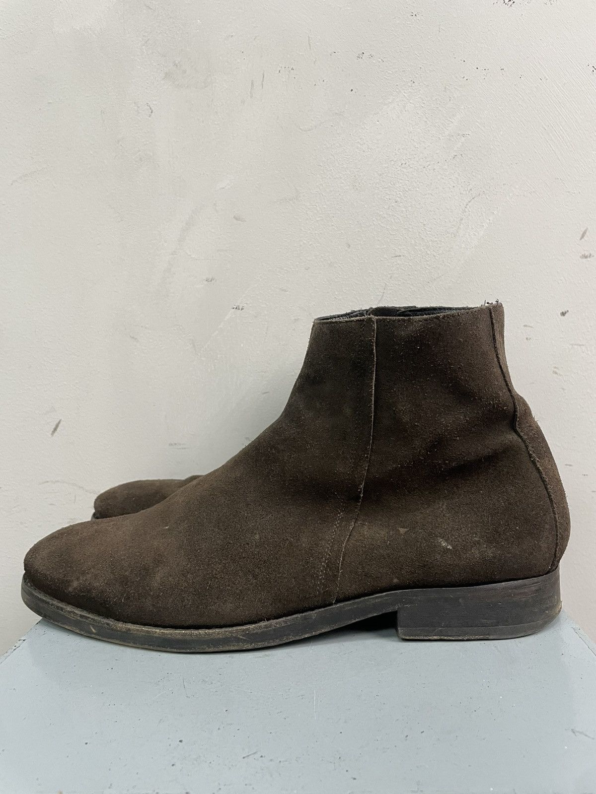 Allsaints All Saints brown ankle boots premium suede classic style Size US 12 / EU 45 - 5 Thumbnail