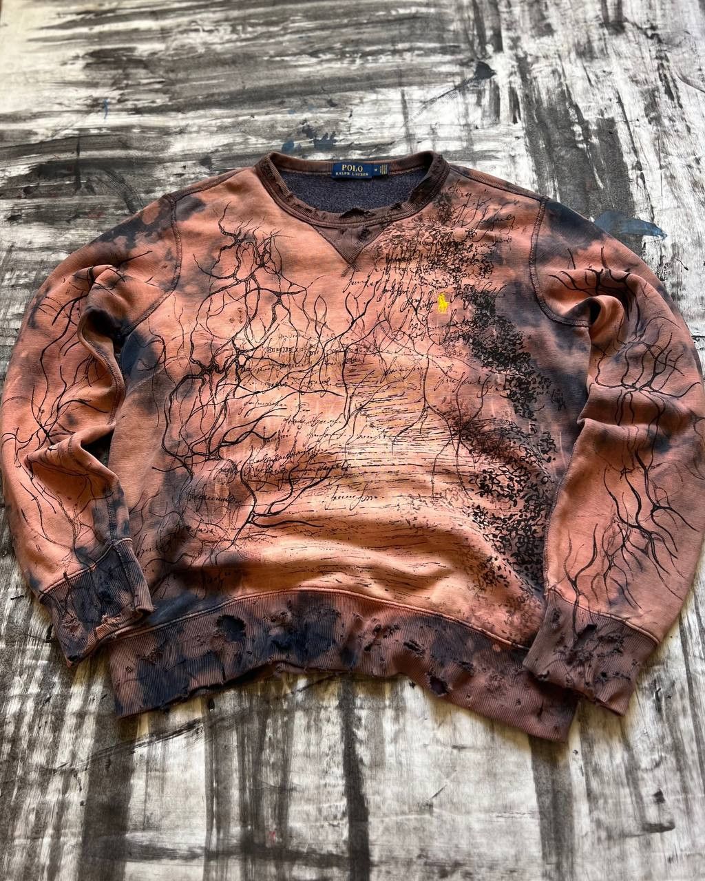 Polo Ralph Lauren × Vintage 1of1 Custom Vintage Polo Ralph Lauren sweatshirt Size US M / EU 48-50 / 2 - 1 Thumbnail