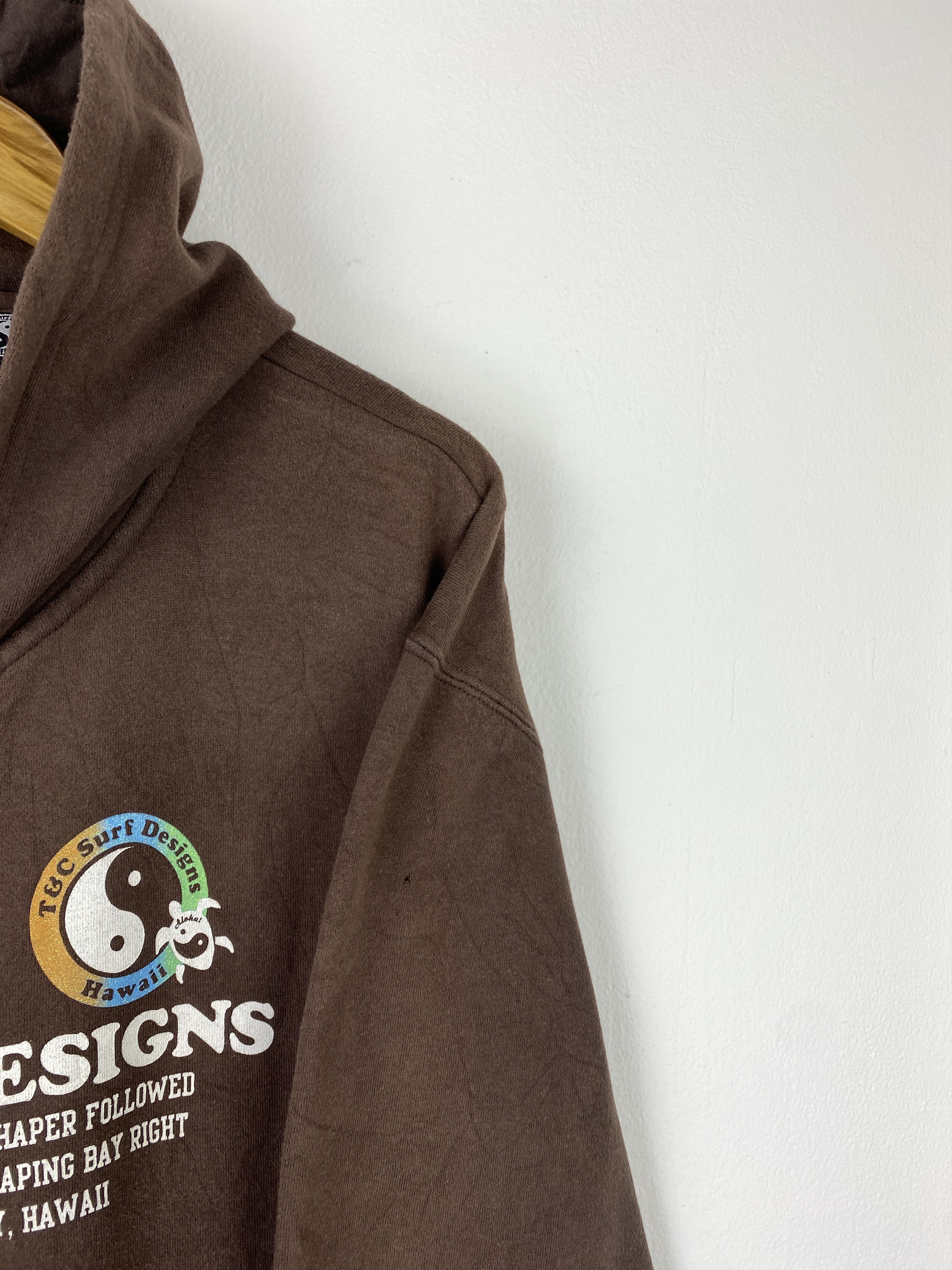 Vintage Vintage T&C Surf Designs Wording Zip Up Hoodie SH0517 Size US XXL / EU 58 / 5 - 7 Thumbnail