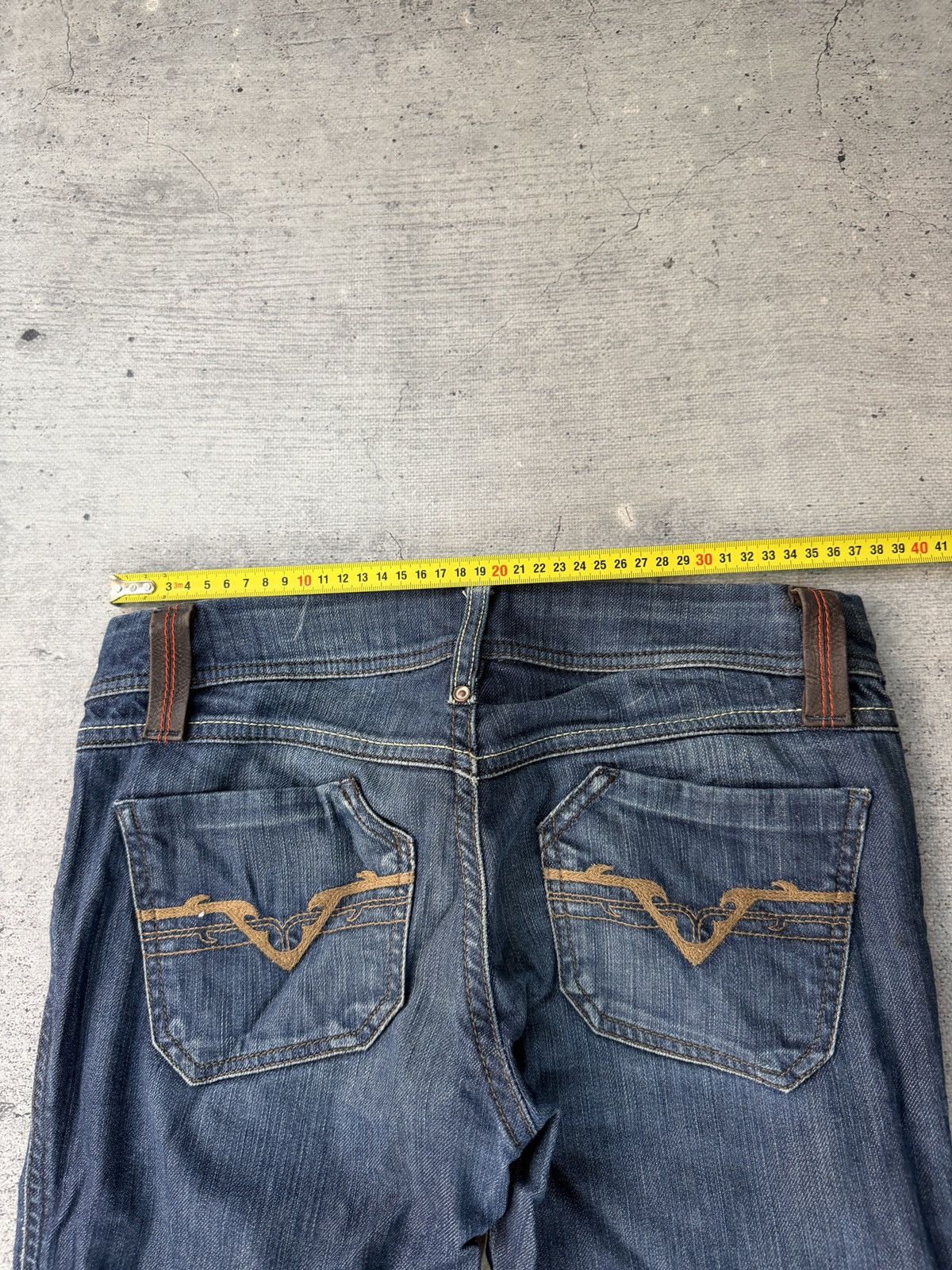 Diesel Crazy Faded Diesel western Jeans Size US 27 - 10 Thumbnail