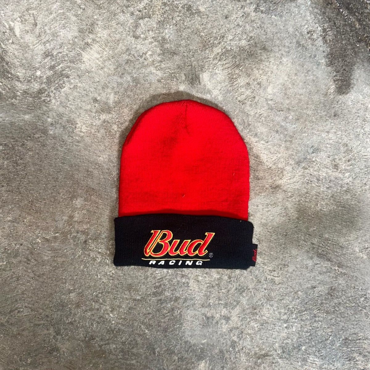 Vintage 2001 DP Racing Bud Beer Racing Official Black Beanie Size ONE SIZE - 1 Thumbnail