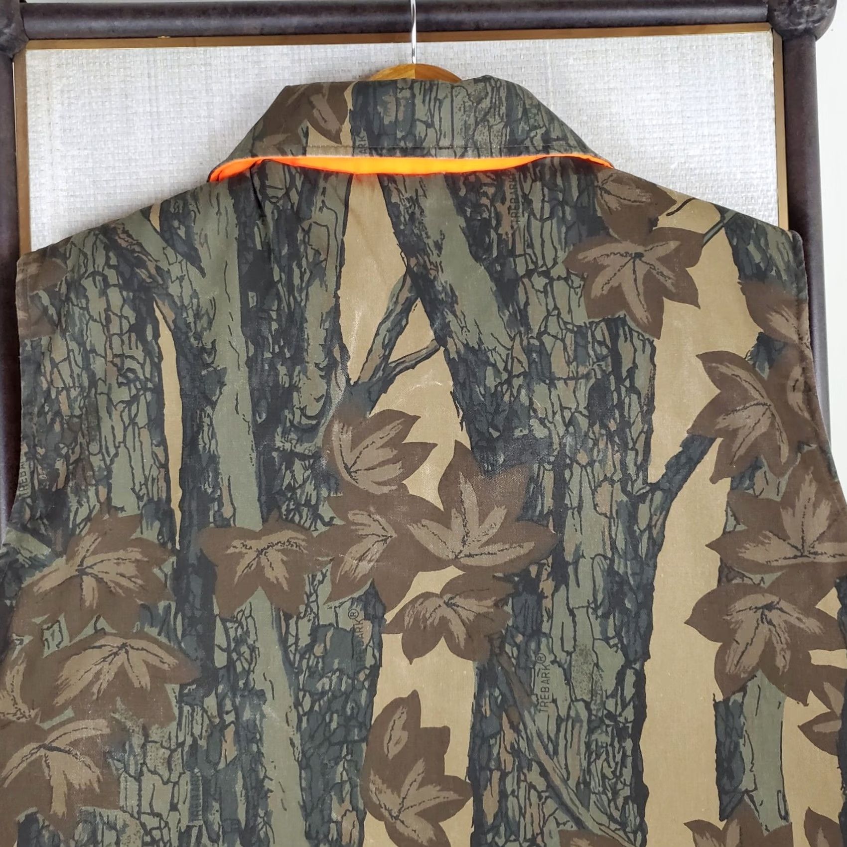 Vintage VINTAGE Winchester Men's Reversible Vest XL Trebark Camouflage Orange Conceal Full Zip Insulated Hunting Size US XL / EU 56 / 4 - 5 Thumbnail