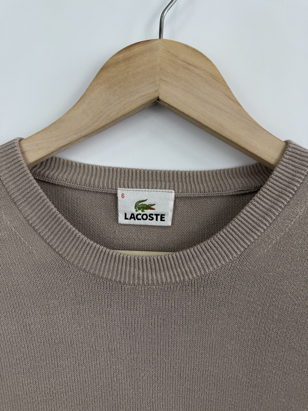 Lacoste 🇫🇷 Vintage 90s Lacoste Sweater made in France Rare Retro Hype Size US L / EU 52-54 / 3 - 5 Thumbnail