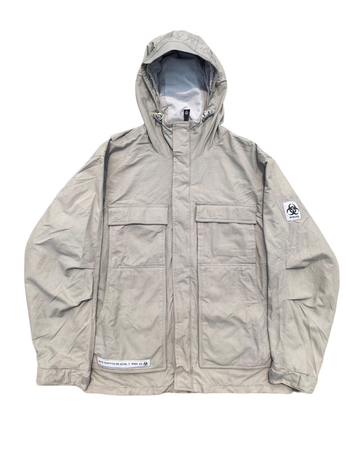 image of 2000S Analog - Cherenobyl Nato Tryptych/us Mil Jacket in Grey, Men's (Size Large)