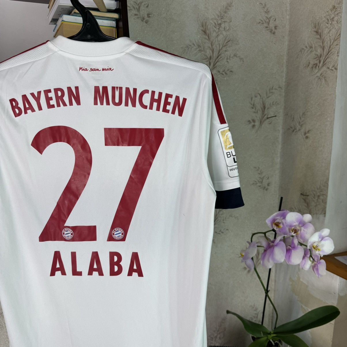 Adidas Adidas Bayern Munich Jersey 2014-2015 Away Alaba #27 White Size US M / EU 48-50 / 2 - 16 Thumbnail