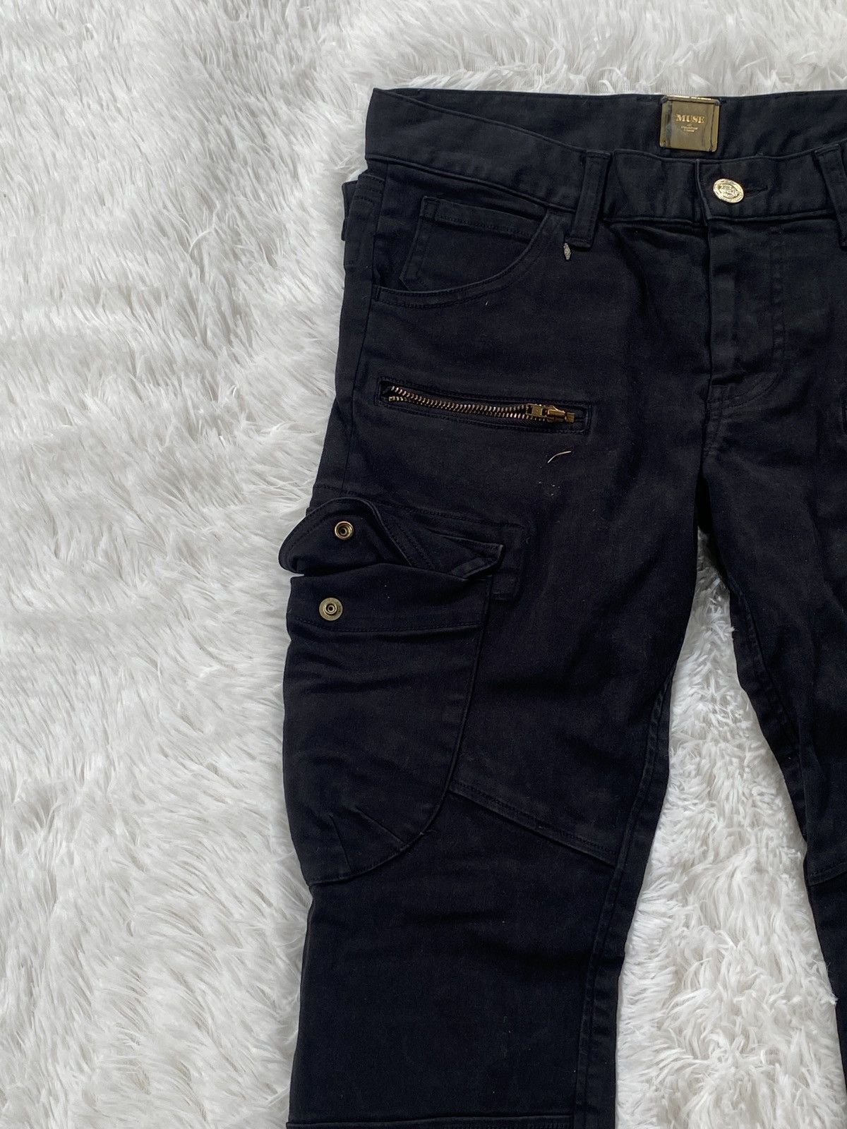 Japanese Brand Binding Now🔥MUSE de Deuxieme Cargo Pants Rare Size US 29 - 3 Thumbnail