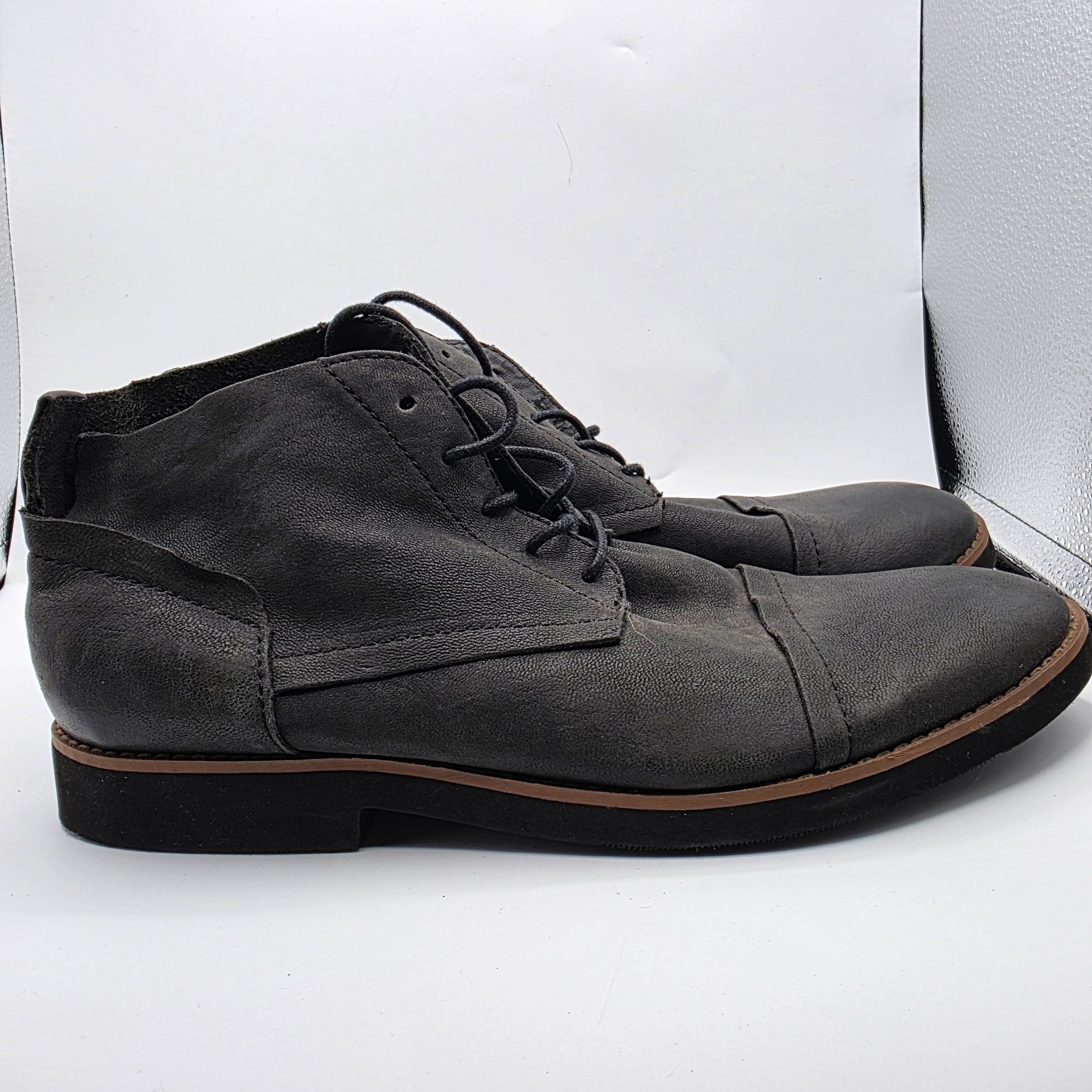 Other Bucks By Walk Over Mens Size 11 Black Boots Walking Casual P Size US 11 / EU 44 - 12 Thumbnail