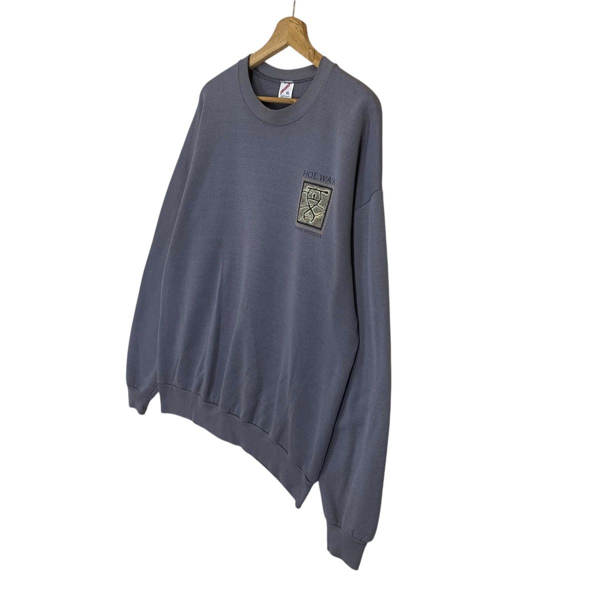Japanese Brand Vintage HOE WA'A Canoe Paddler Hawaiian Big Logo Sweatshirt Size US XL / EU 56 / 4 - 8 Thumbnail