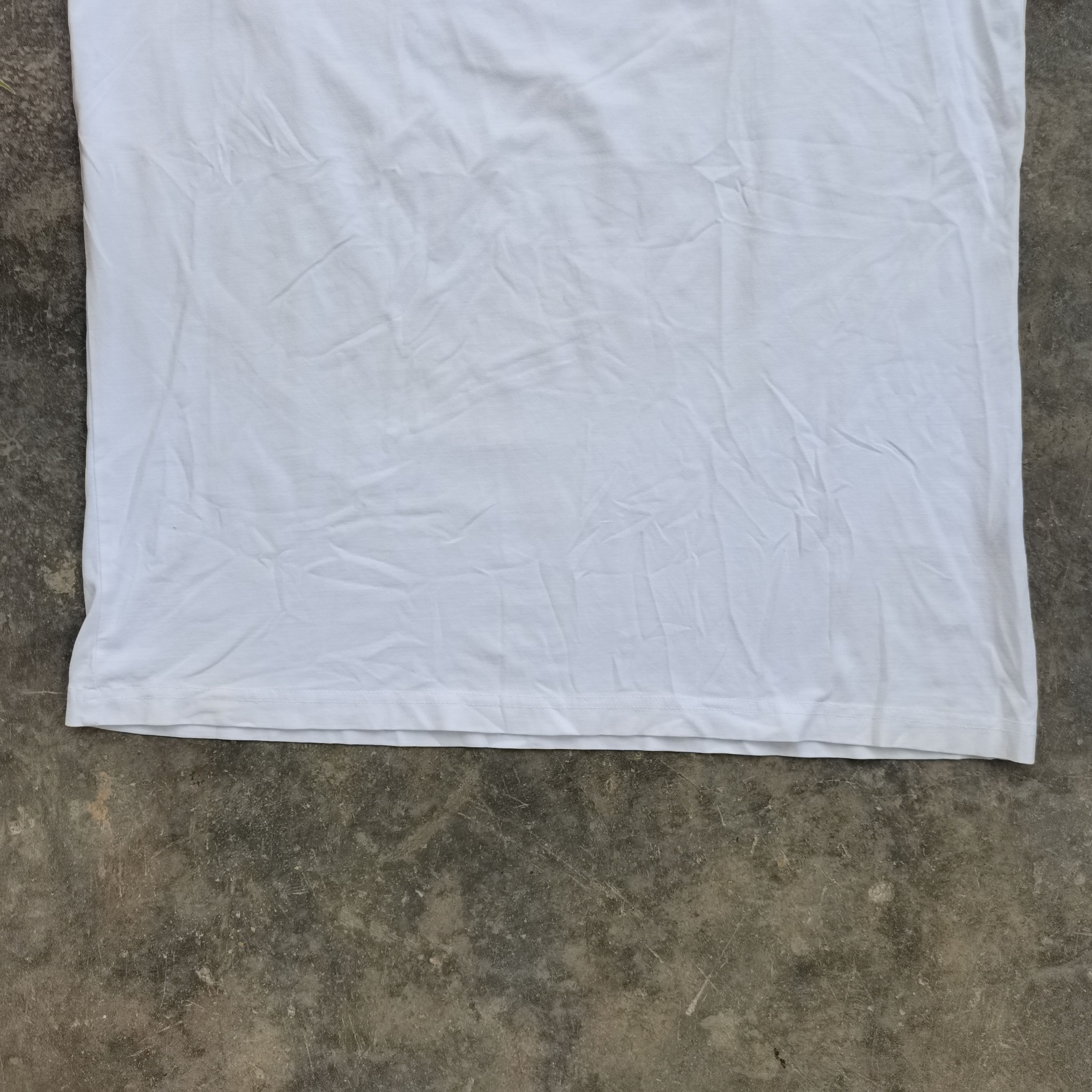 Emporio Armani × Giorgio Armani × Vintage Emporio Armani White Tee Size US L / EU 52-54 / 3 - 3 Thumbnail