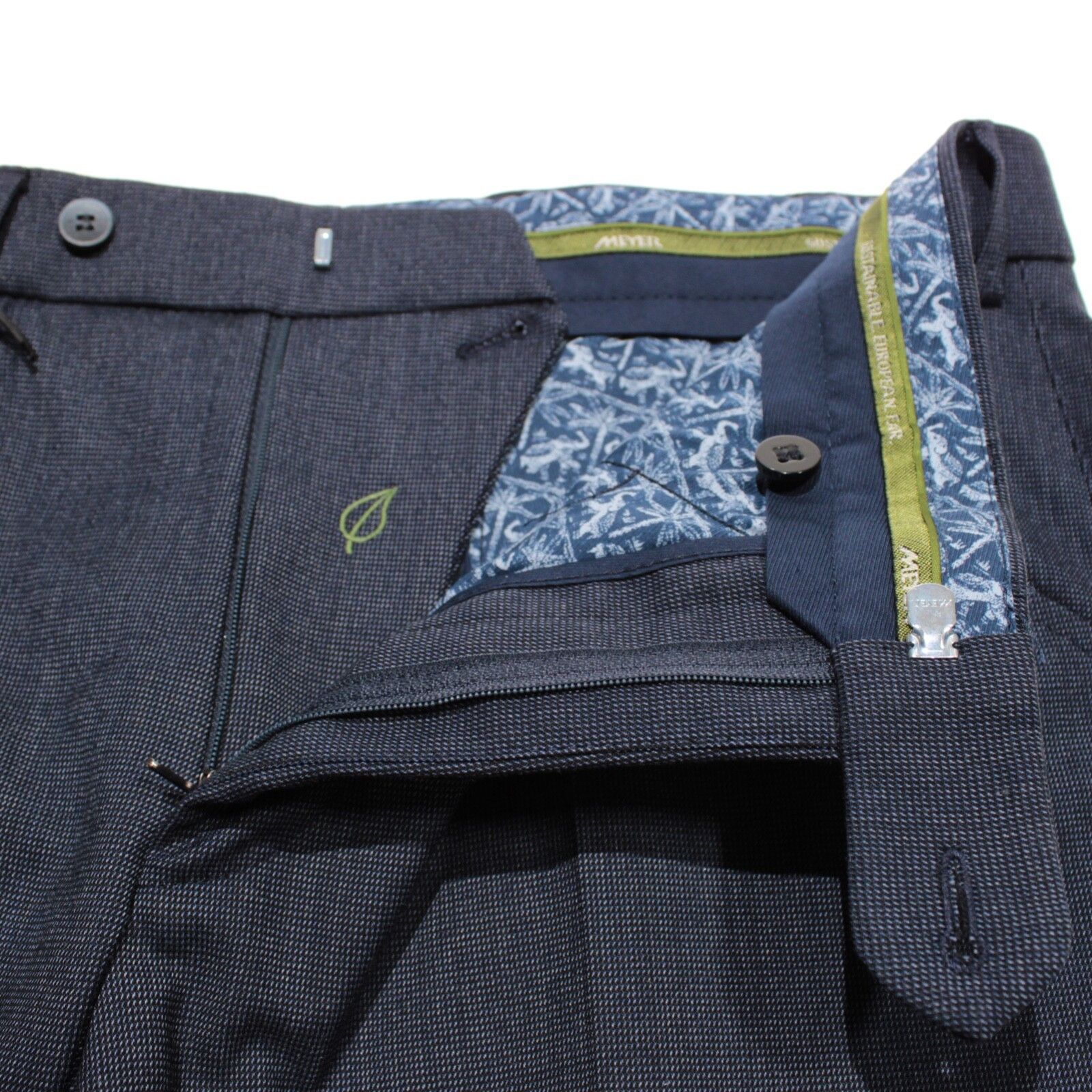 Other Meyer New with tags Dress Pants Size 34 US In Blue Size US 34 / EU 50 - 3 Thumbnail