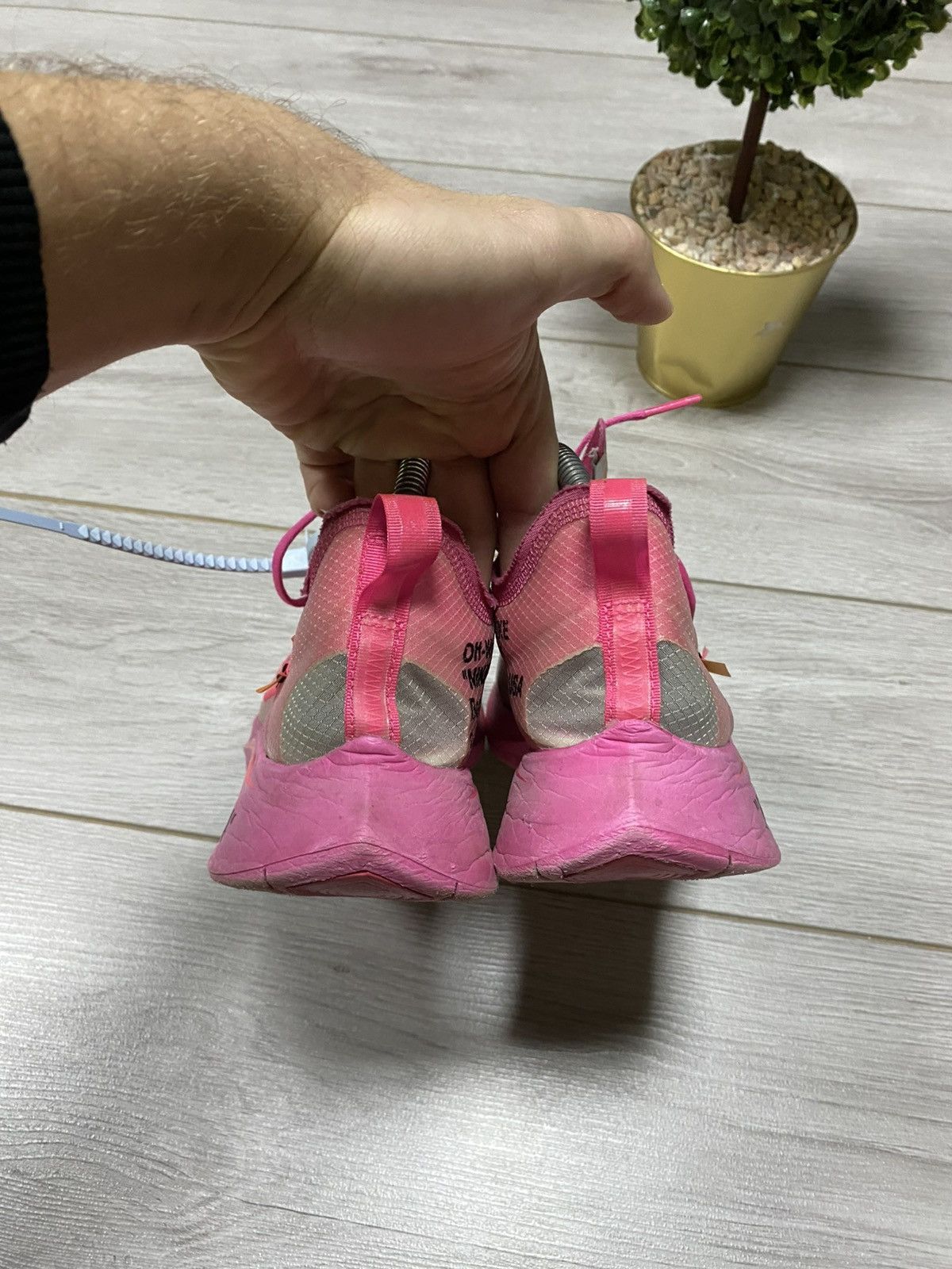 Nike × Off-White Nike Zoom Fly Off-White Pink Foam Size US 10.5 / EU 43-44 - 9 Thumbnail