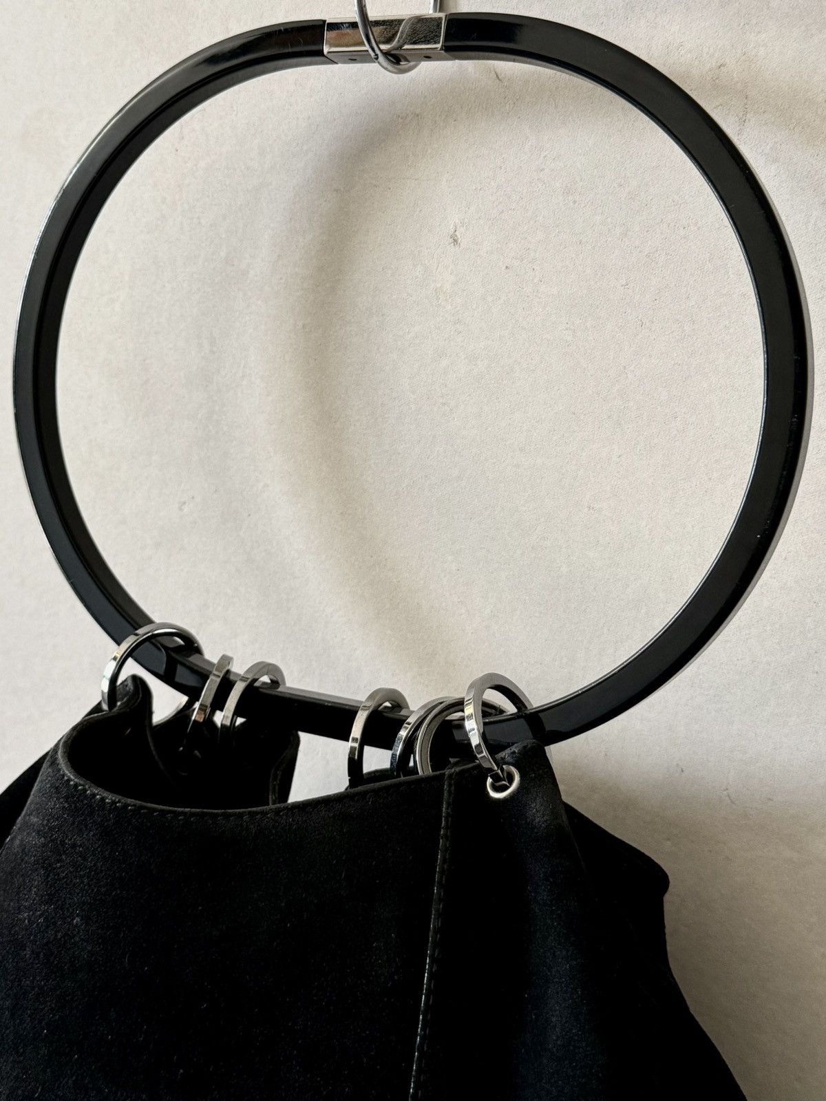 Gucci Gucci - Tom Ford - FW1999 - Suede Ring Bag Size ONE SIZE - 3 Thumbnail