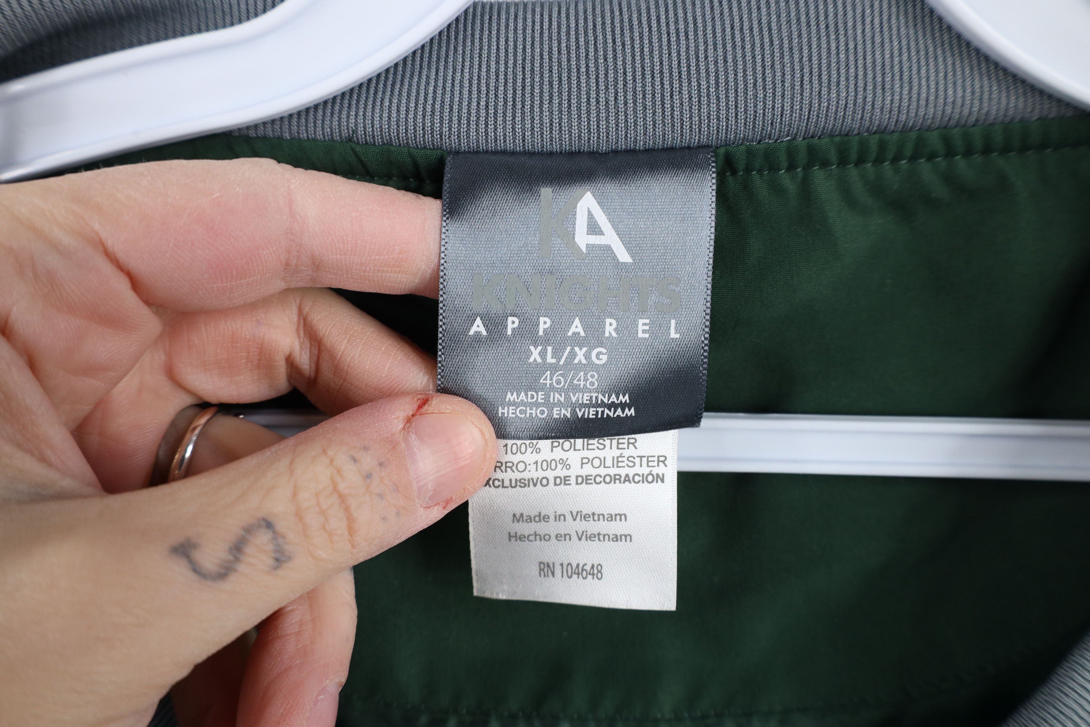 Vintage Vintage Script Michigan State University Windbreaker Jacket Size US XL / EU 56 / 4 - 7 Thumbnail