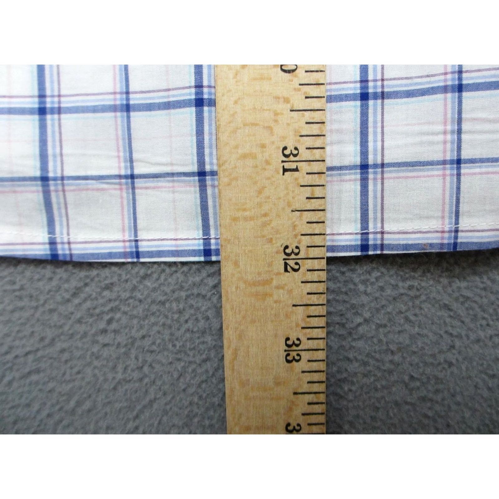 Tommy Bahama Tommy Bahama Shirt Mens XL Blue White Check Button Up Long Sleeve Pima Cotton Size US XL / EU 56 / 4 - 7 Thumbnail