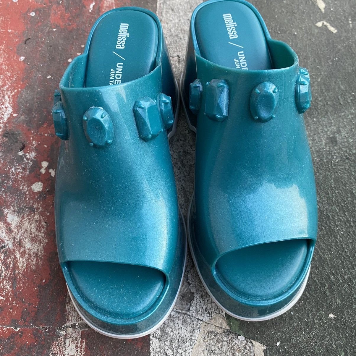 Melissa Melissa patty stones undercover metallic green Size US 8 / IT 38 - 3 Thumbnail