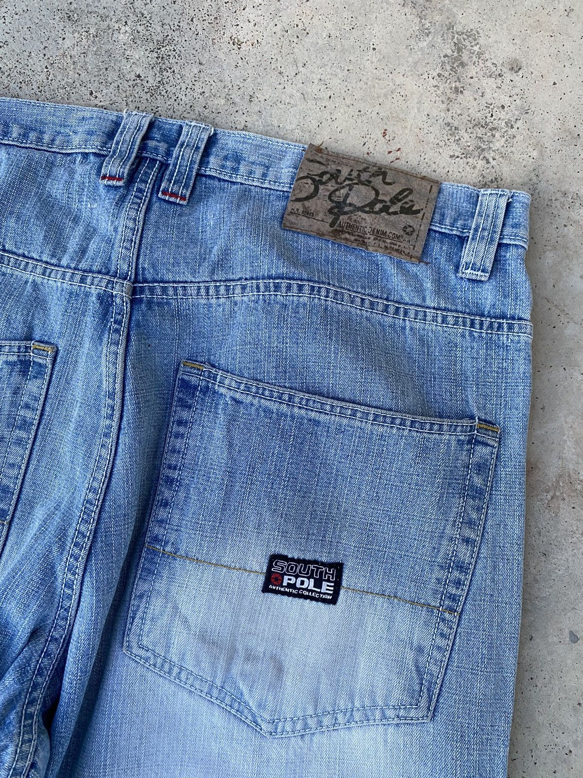Ecko Unltd. 2000s Southpole Baggy Jeans Double Knee y2k Cargo Size US 36 / EU 52 - 2 Thumbnail