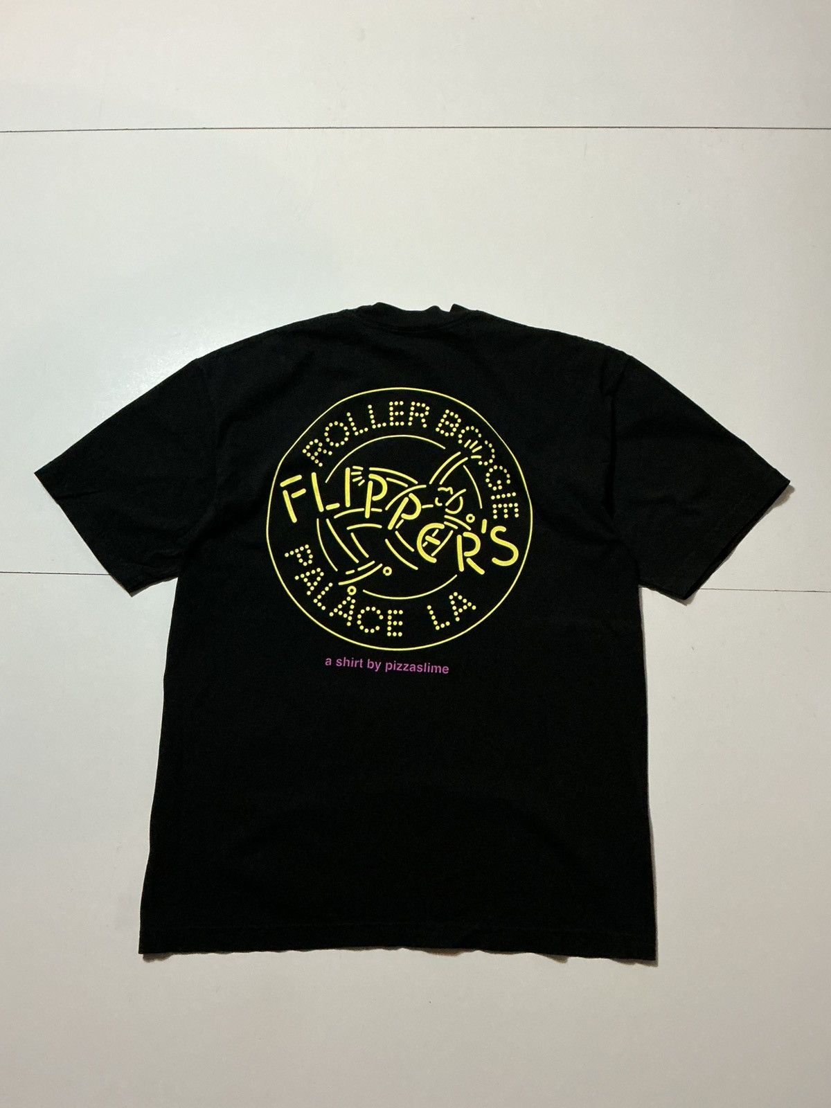 Pizza Slime PizzaSlime X Flippers Roller Boogie Palace Big Face T-Shirt Size US XL / EU 56 / 4 - 2 Thumbnail