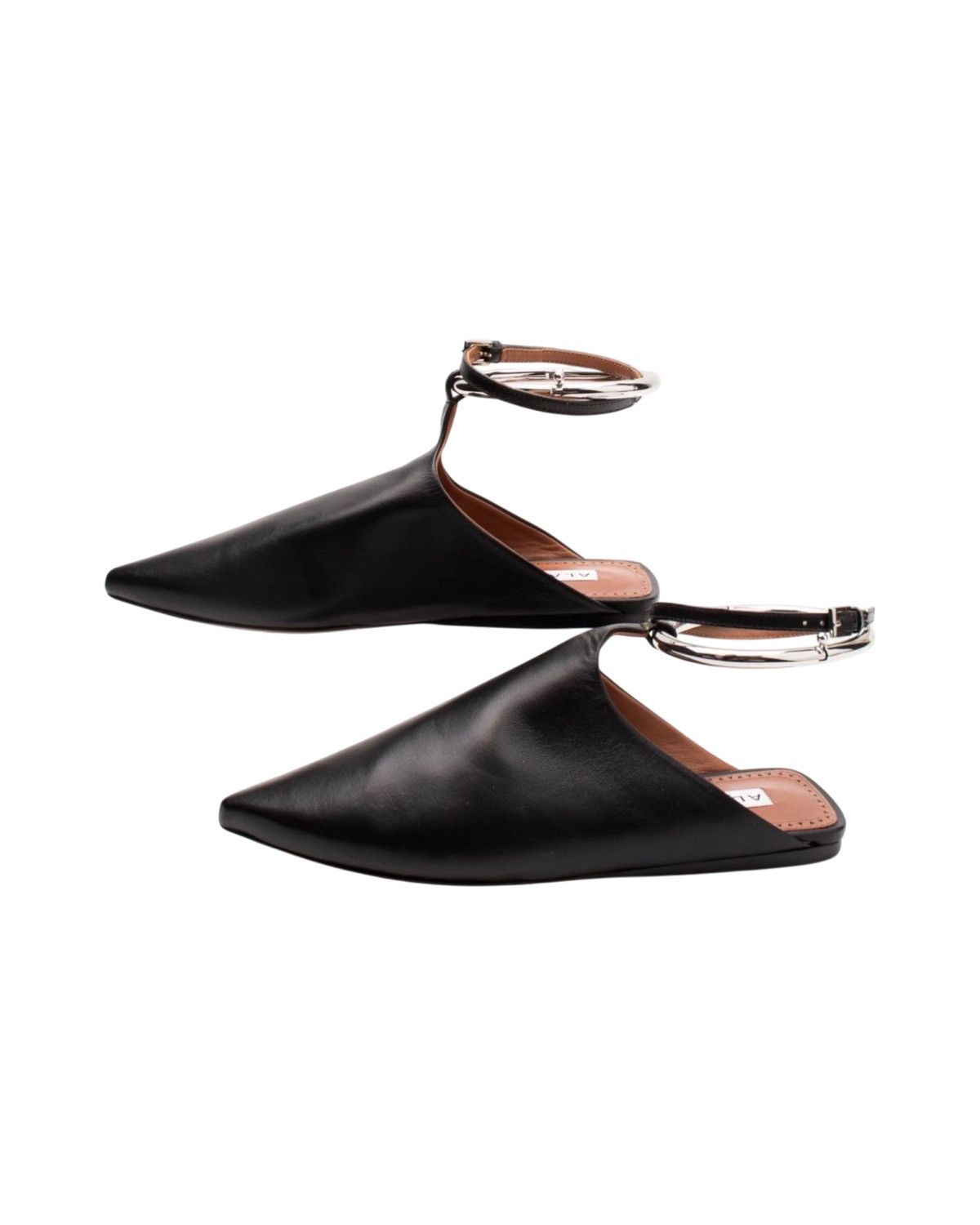 Alaia Alaïa Lambskin Ankle Strap Ballerina Flat — Blk, US8 / EU38 Size US 8 / IT 38 - 1 Thumbnail