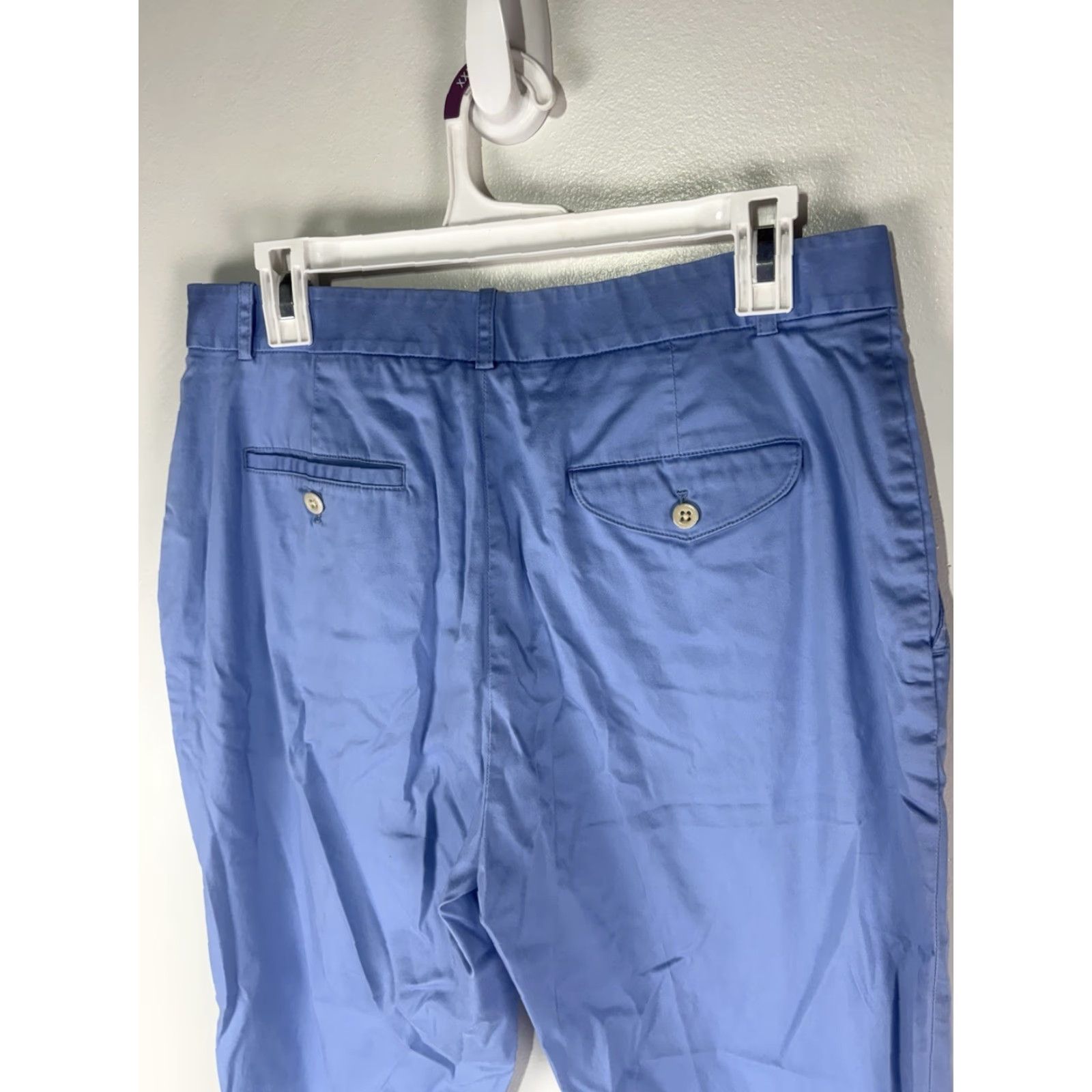 Ralph Lauren VINTAGE Ralph Lauren Golf Pants Womens Size 12 Cropped Twill Blue Casual Sports Size 34" / US 12 / IT 48 - 5 Thumbnail