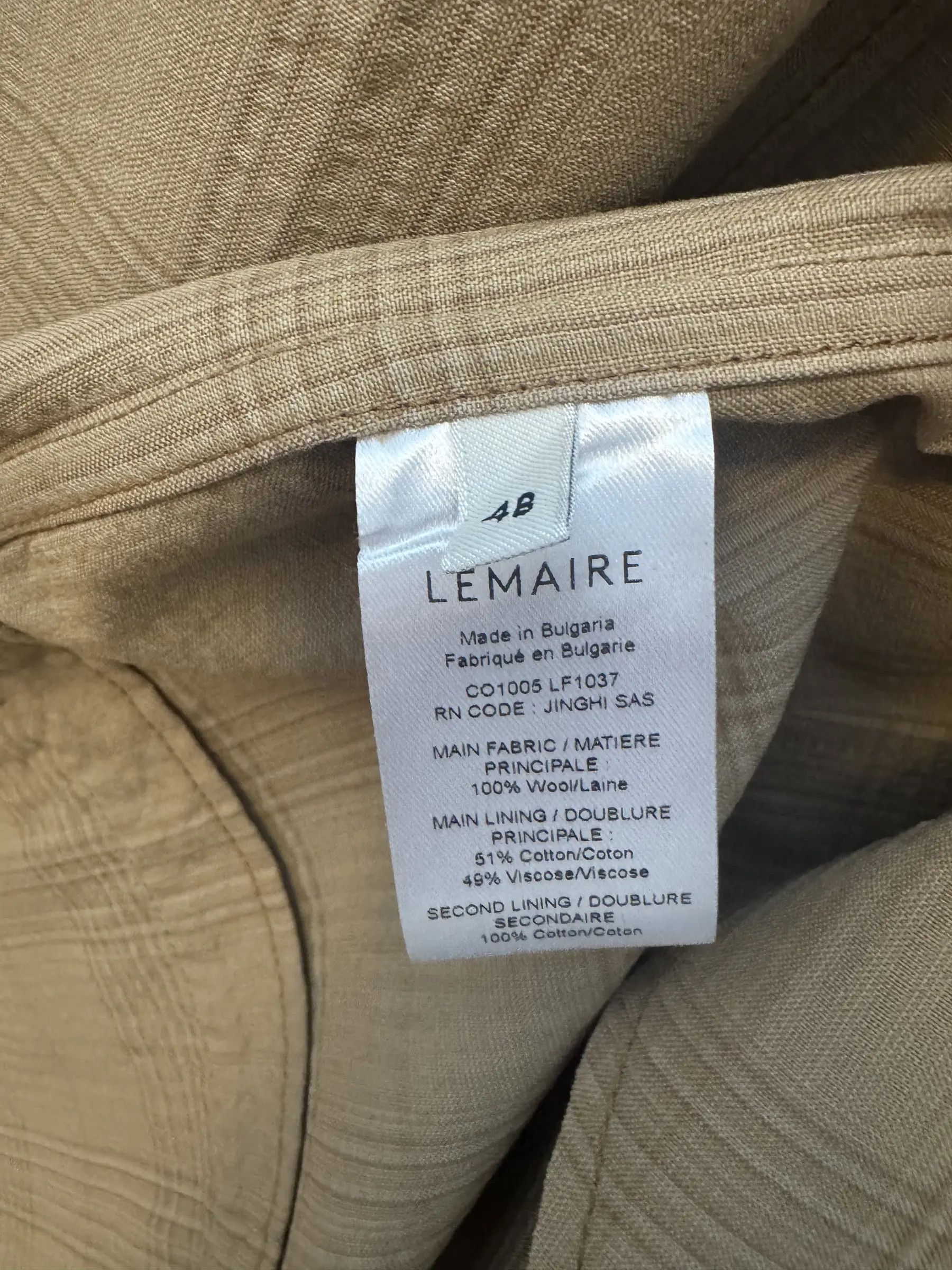 Christophe Lemaire Brand New Lemaire Raglan Suit Coat Size 48 Size US M / EU 48-50 / 2 - 6 Thumbnail