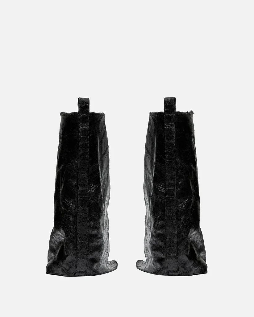 Rick Owens Drkshdw o1s1v1r1oon0925 Denim Low Fetish in Black Size US 12 / EU 45 - 6 Thumbnail