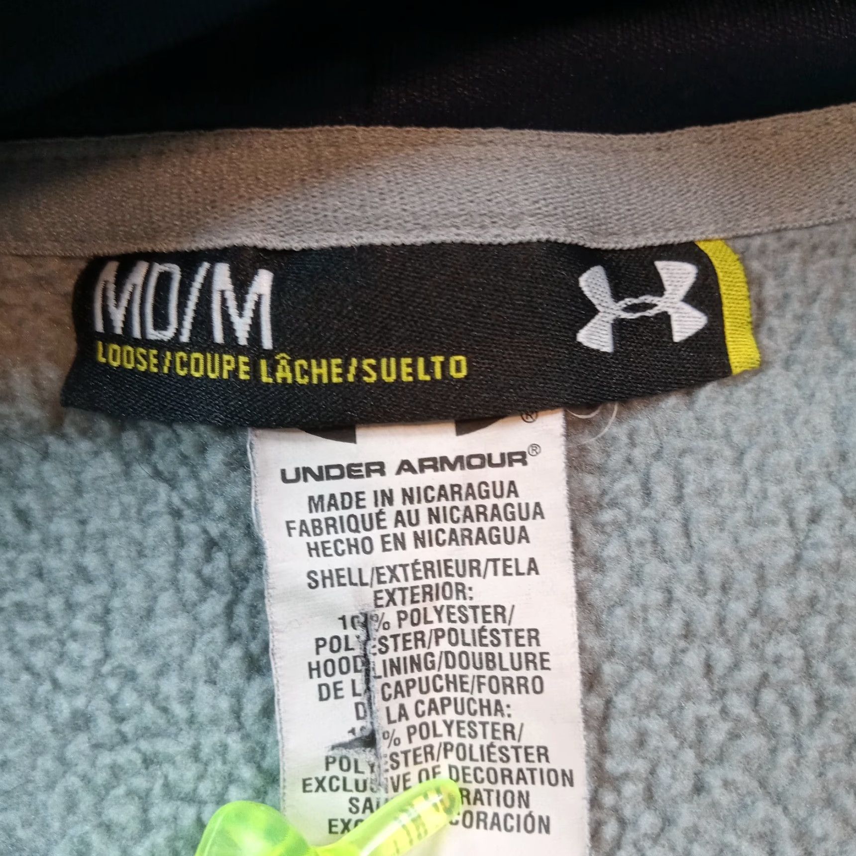 Under Armour Under Armour Mens Gray Long Sleeve Hoodie Medium Pullover Size US M / EU 48-50 / 2 - 6 Thumbnail