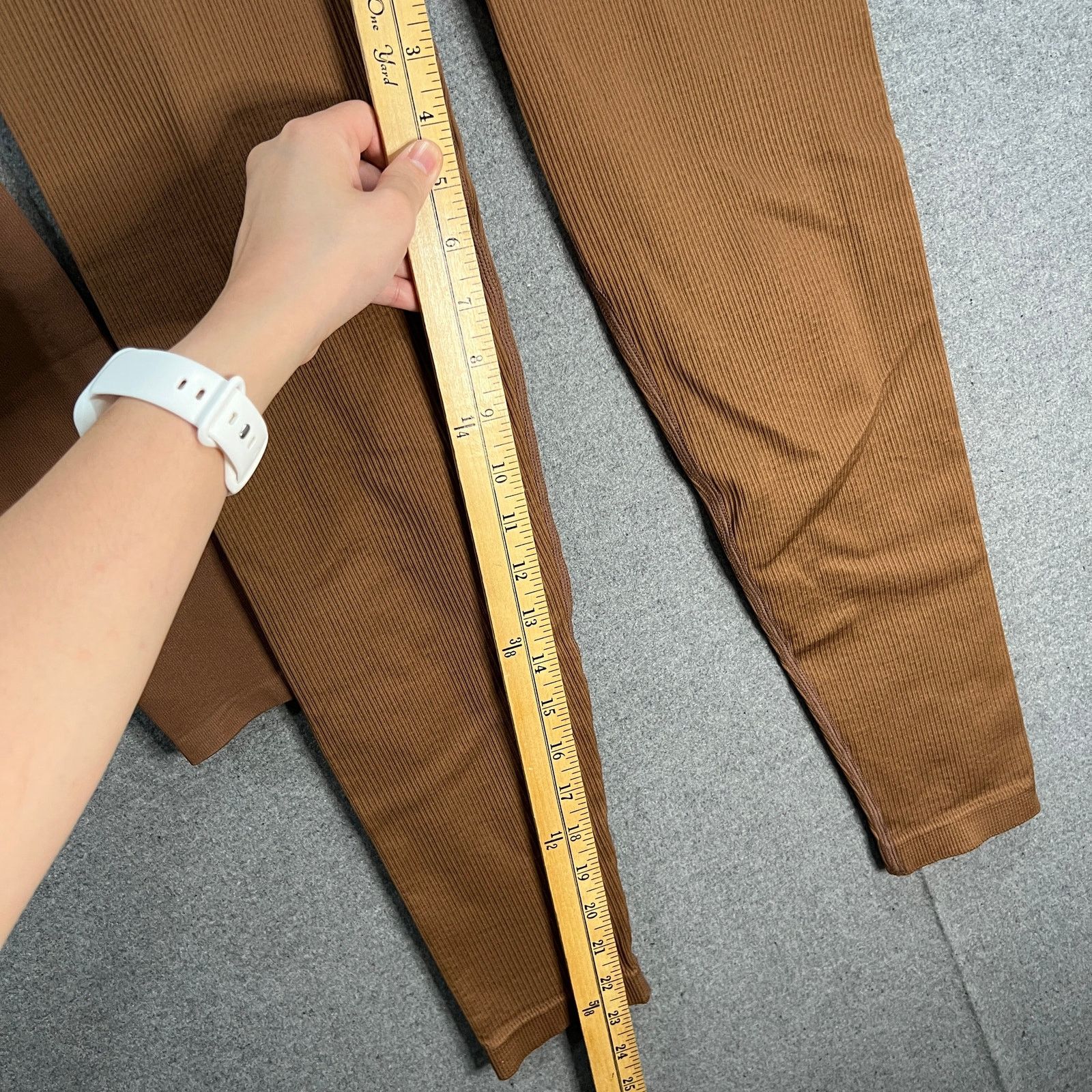 Other OQQ 2 PC Crop Long Sleeve Top and Short Bottom Brown Size M / US 6-8 / IT 42-44 - 6 Thumbnail