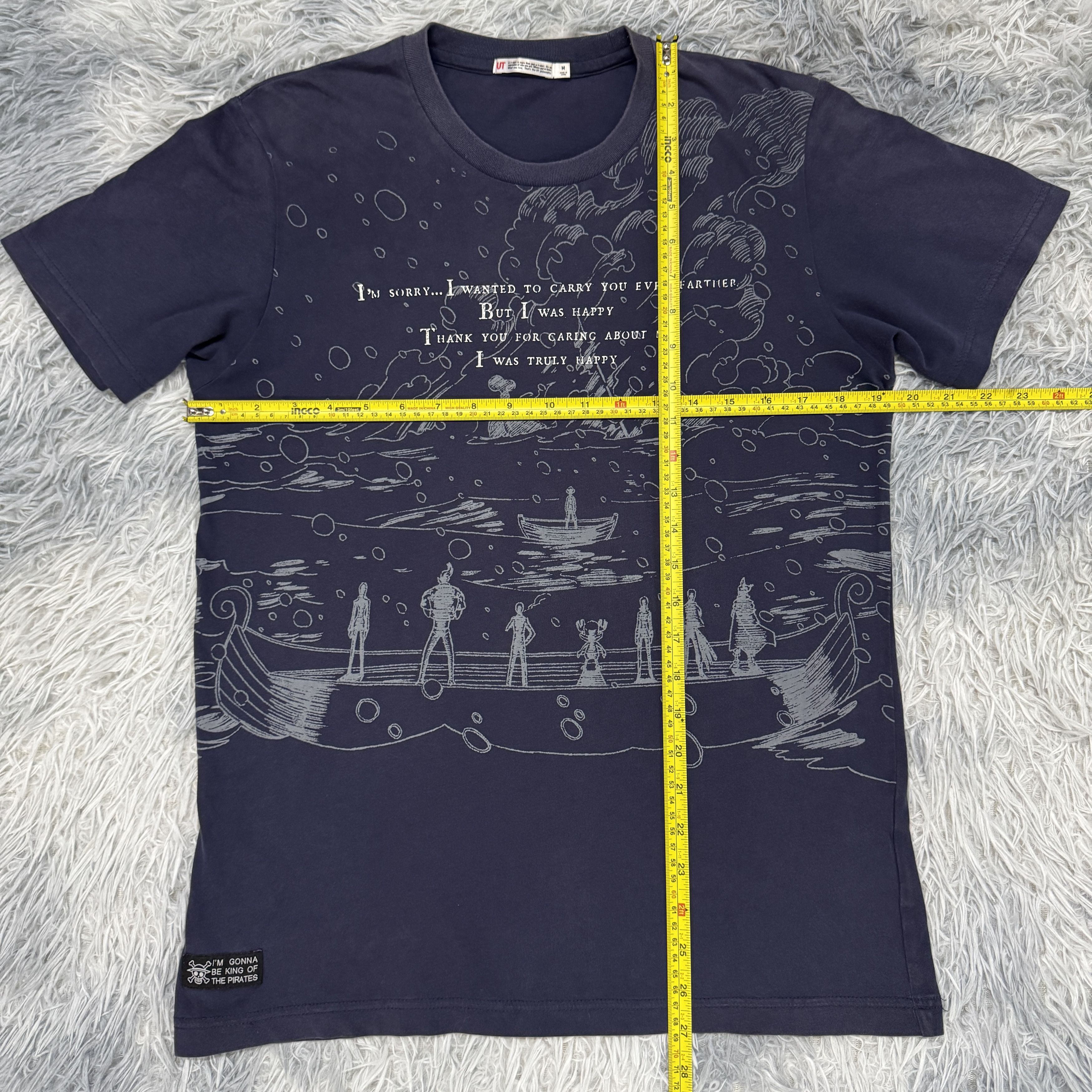 Anime UT X One Piece Supercrew "The Past and Future" Faded Tshirt Size US M / EU 48-50 / 2 - 6 Thumbnail