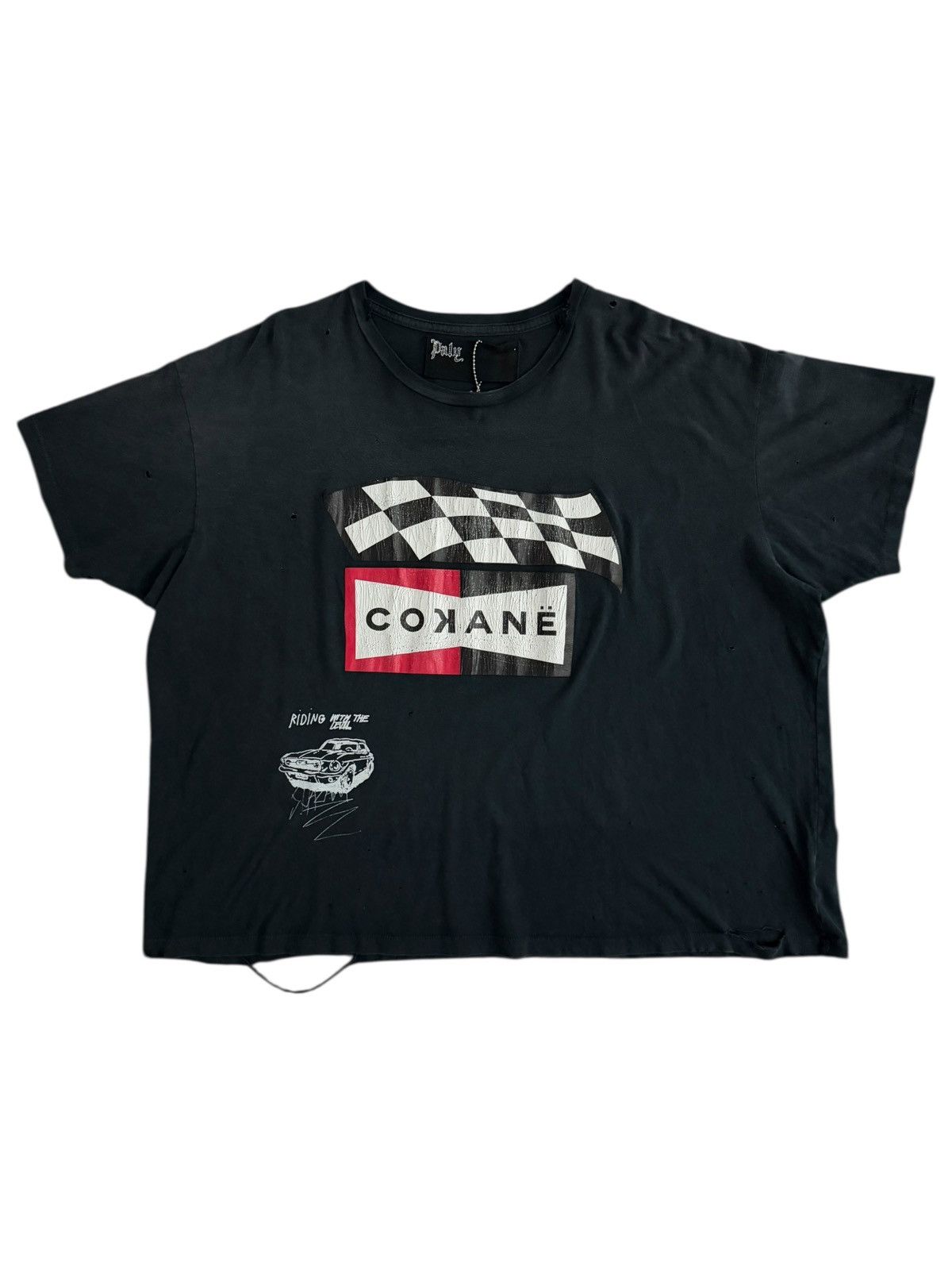 Paly Hollywood Paly Cokane Washed Black Vintage Tee Size US XS / EU 42 / 0 - 1 Thumbnail