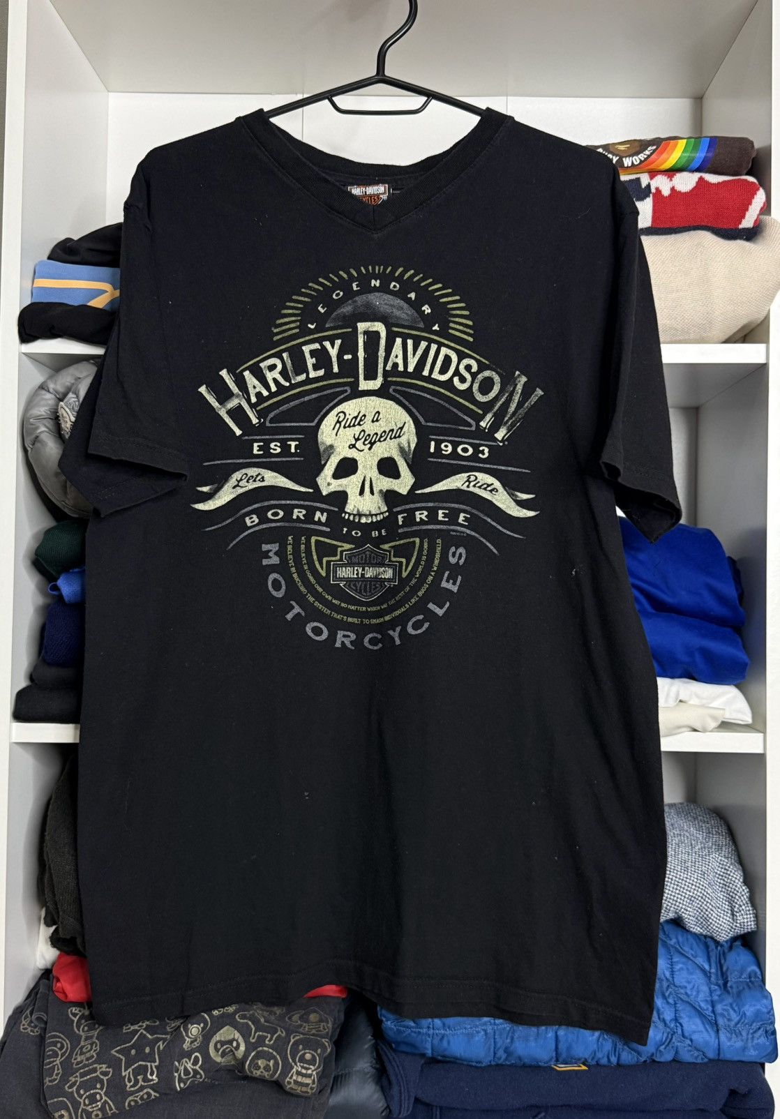 Harley Davidson Harley-Davidson Biker Built tee Size US M / EU 48-50 / 2 - 1 Thumbnail