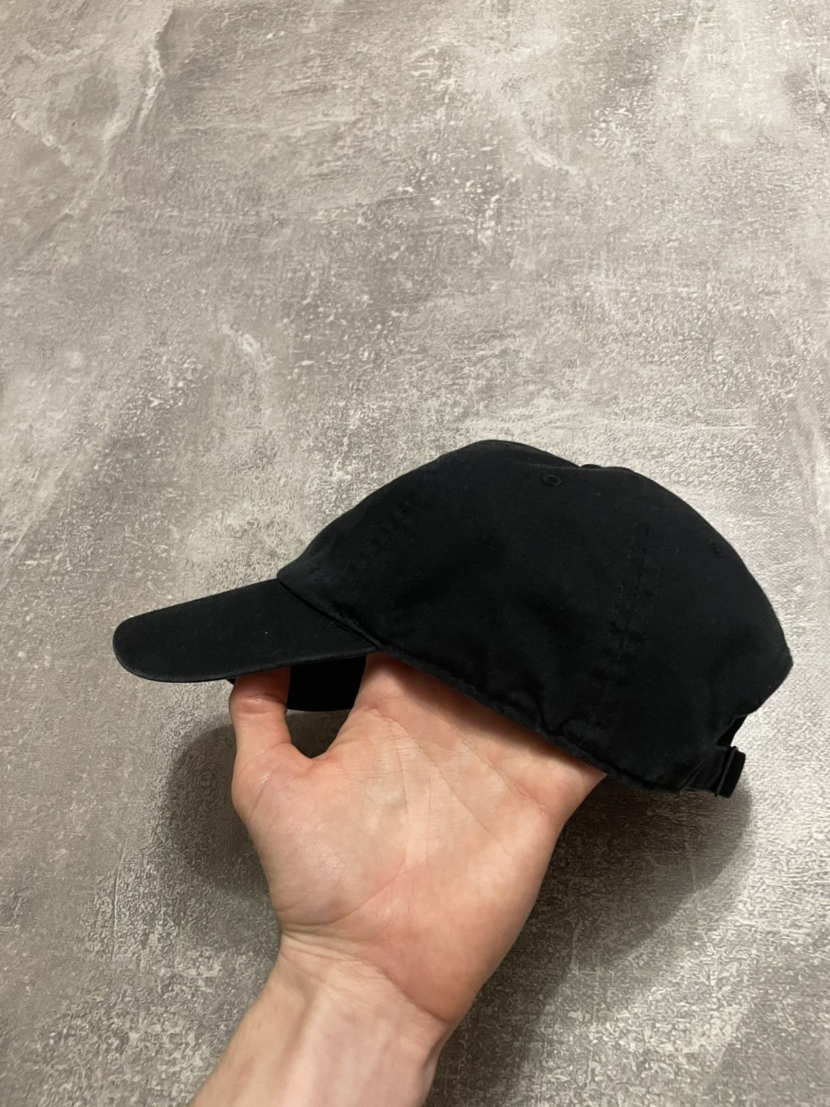 Nike × Vintage Vintage Nike Big Logo Black Cap Size ONE SIZE - 4 Thumbnail
