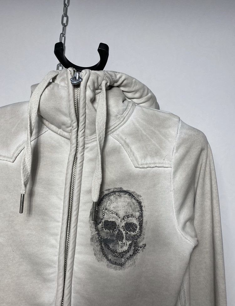 True Religion Vintage True Religion Skull Printed Hooded Jacket Size S Size S / US 4 / IT 40 - 9 Thumbnail