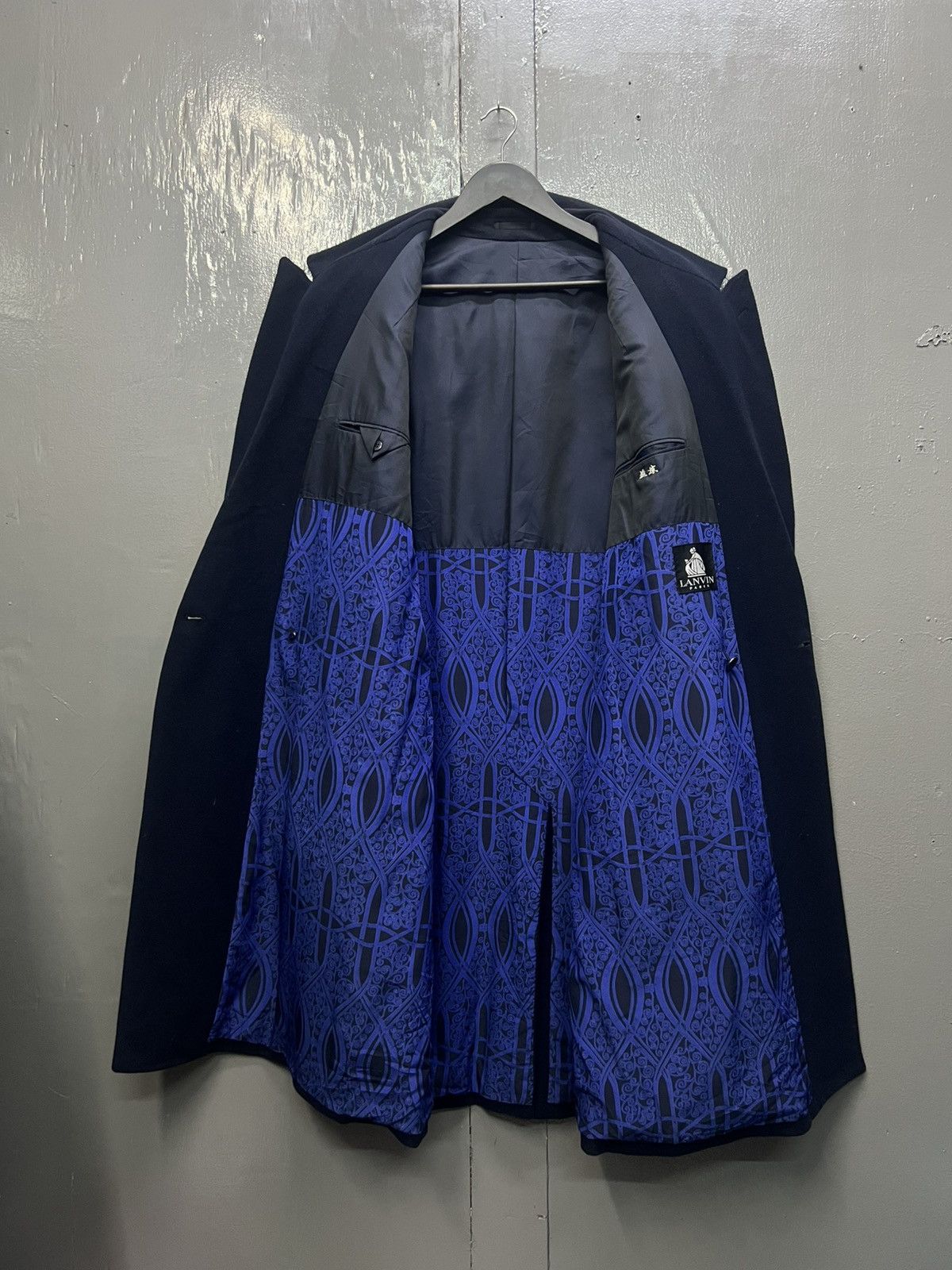 Lanvin Lanvin Paris Wool Long Coat Double Breast Size US XL / EU 56 / 4 - 10 Thumbnail