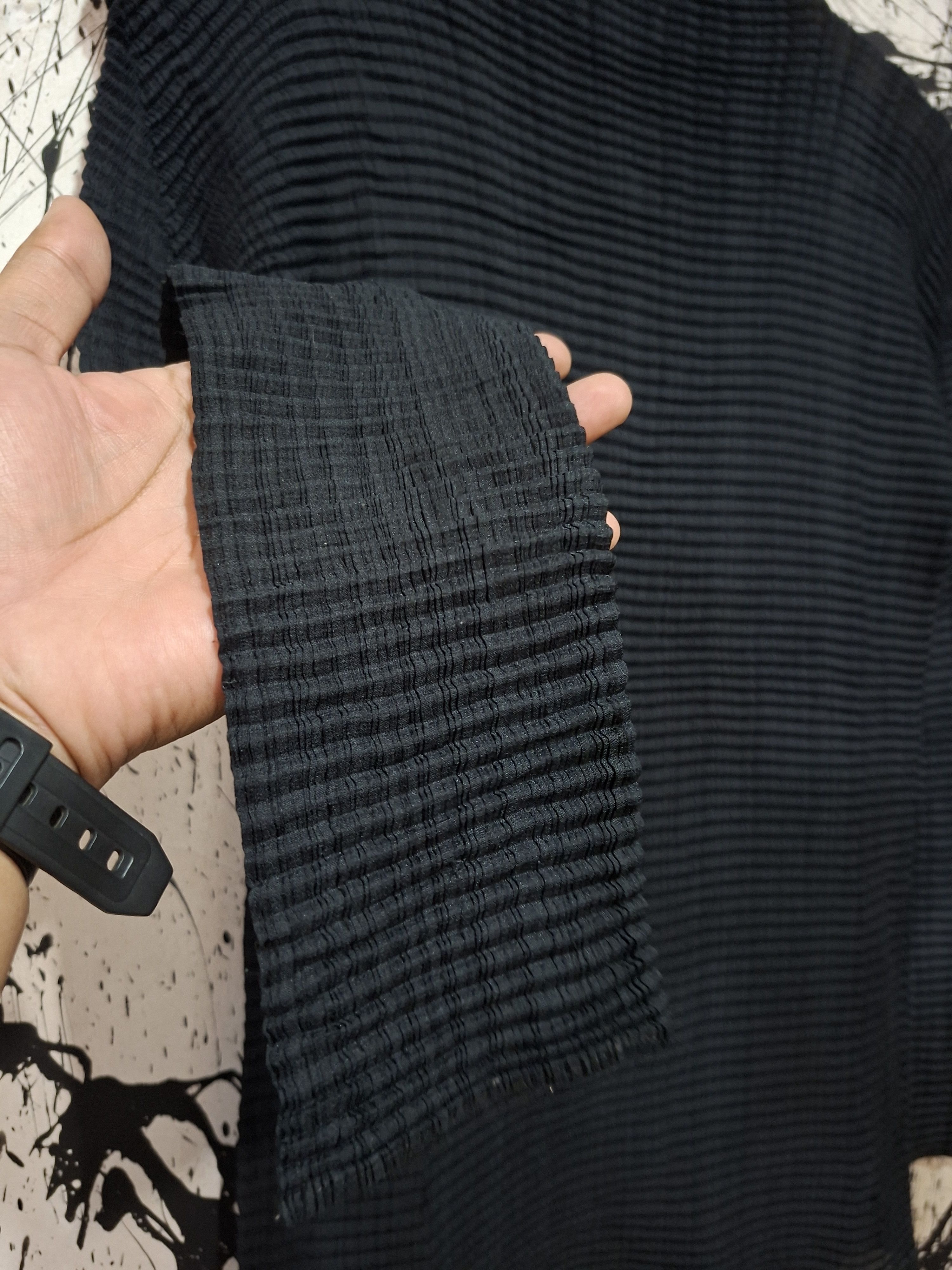 Issey Miyake ISSEY MIYAKE HIGH NECK PLEATED LONGSLEEVE Size M / US 6-8 / IT 42-44 - 3 Thumbnail