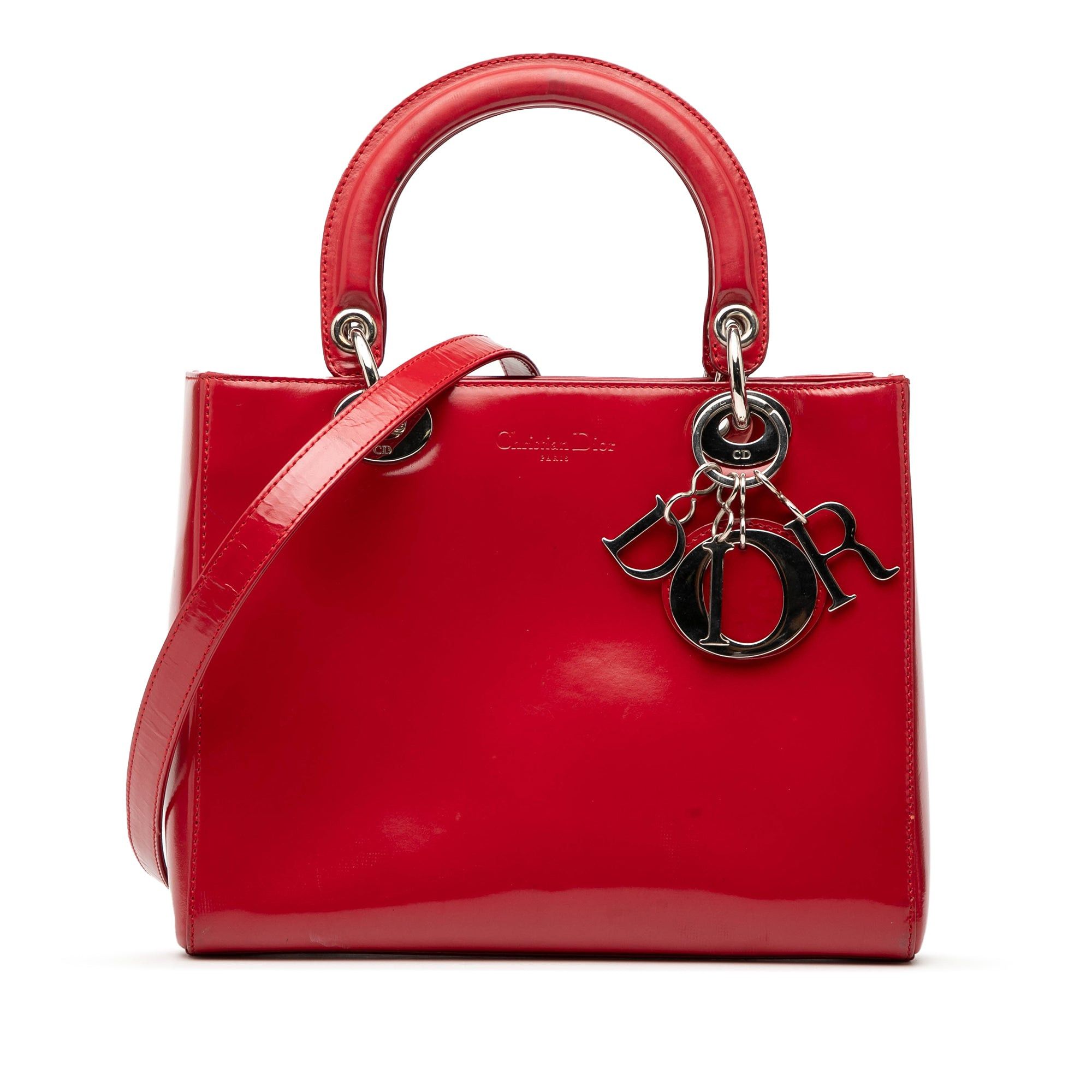 Dior Medium Patent Lady Dior Size ONE SIZE - 1 Thumbnail